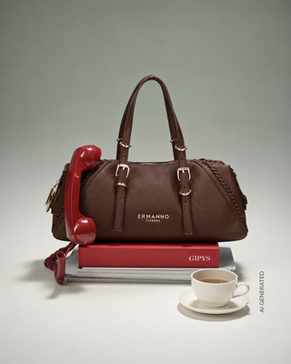 borsa marrone ermanno firenze