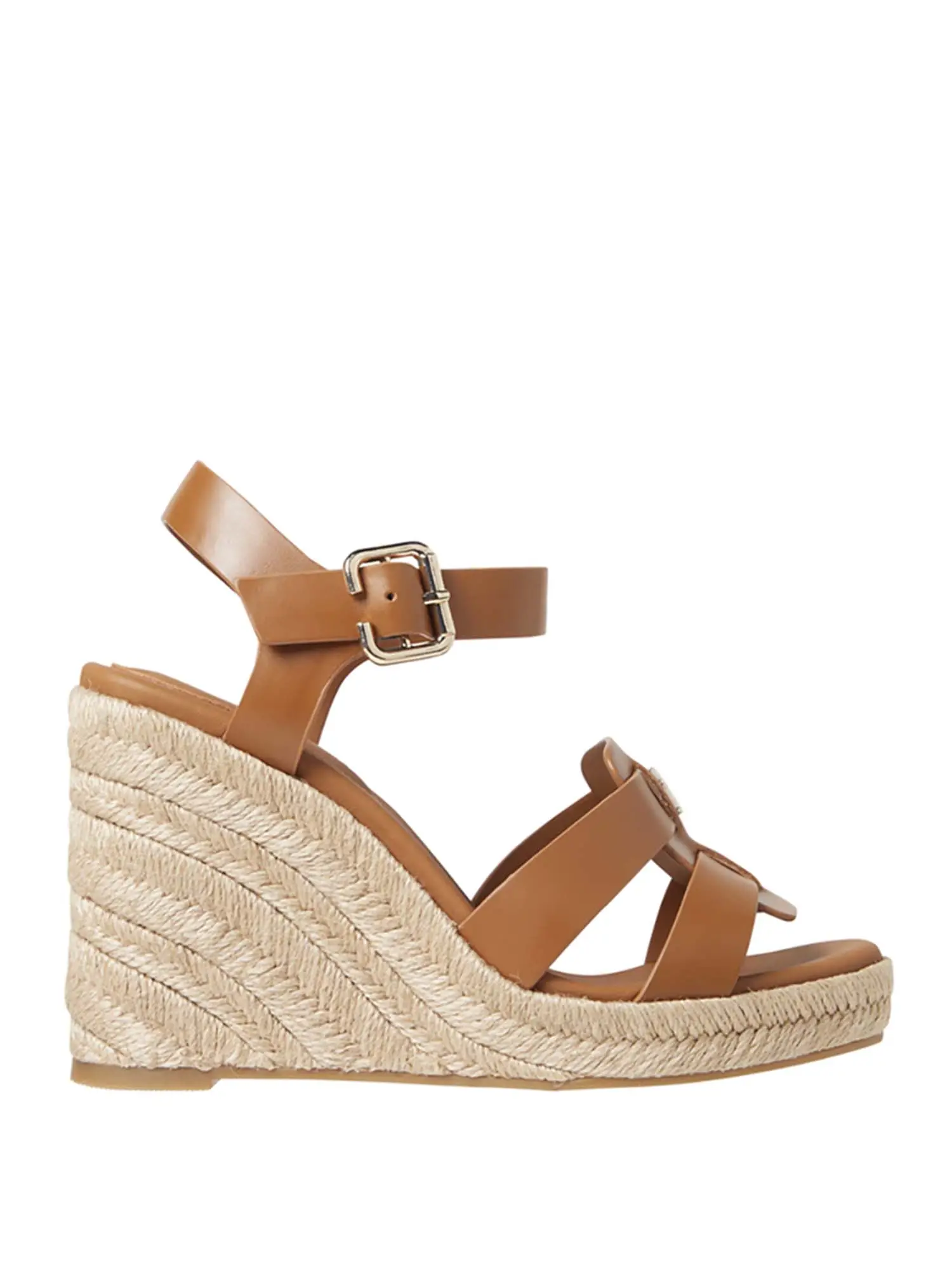 SANDALO DONNA - TOMMY HILFIGER - FW0FW07925 - COGNAC, 37