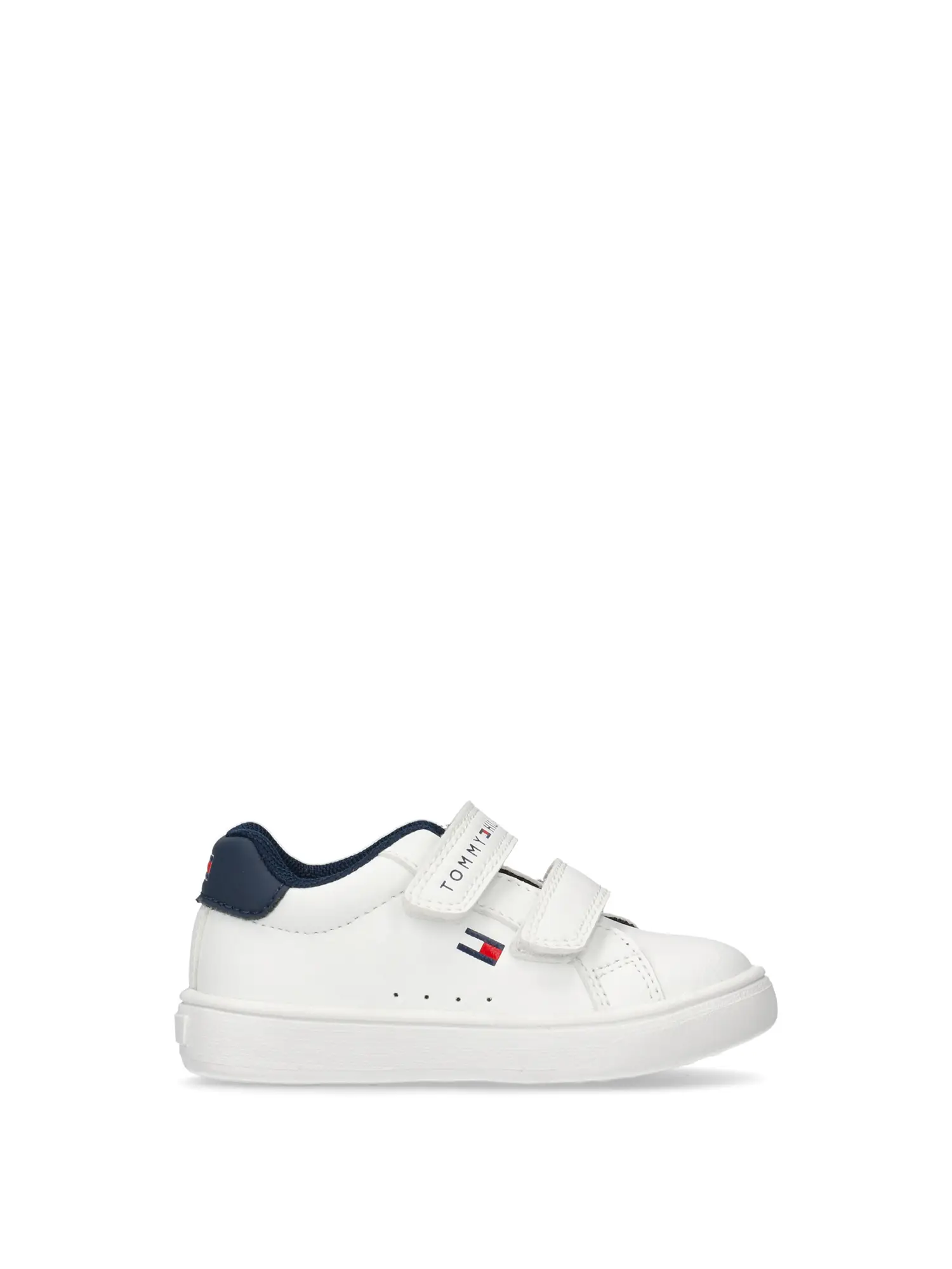 SNEAKERS UNISEX BAMBINO - TOMMY HILFIGER - T1X9-34062-1355 - BIANCO/BLU, 20