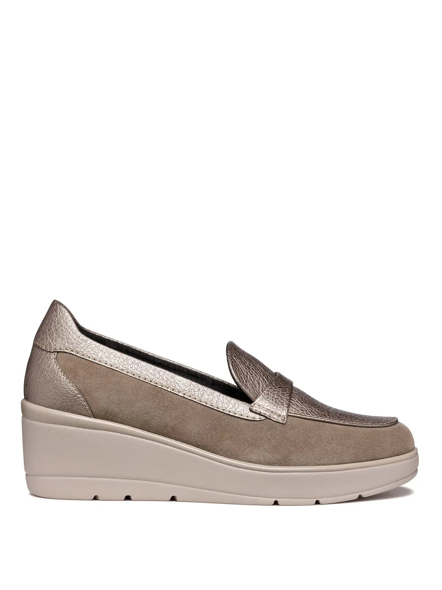 MOCASSINO DONNA - GEOX - D46RAB 0222N - TAUPE, 35