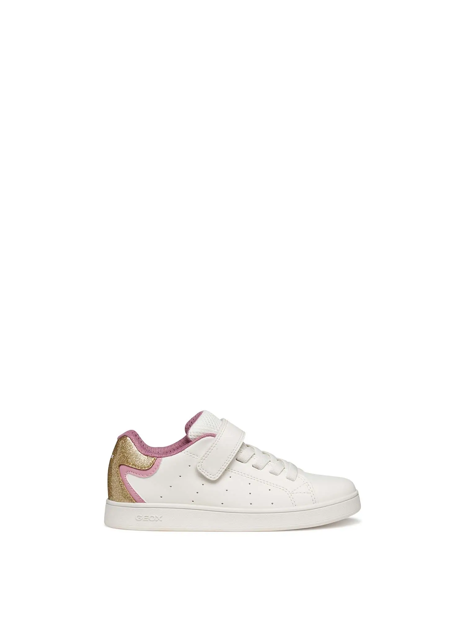 SNEAKERS RAGAZZA - GEOX - J36LRA 0BCKC - BIANCO/ROSA, 35