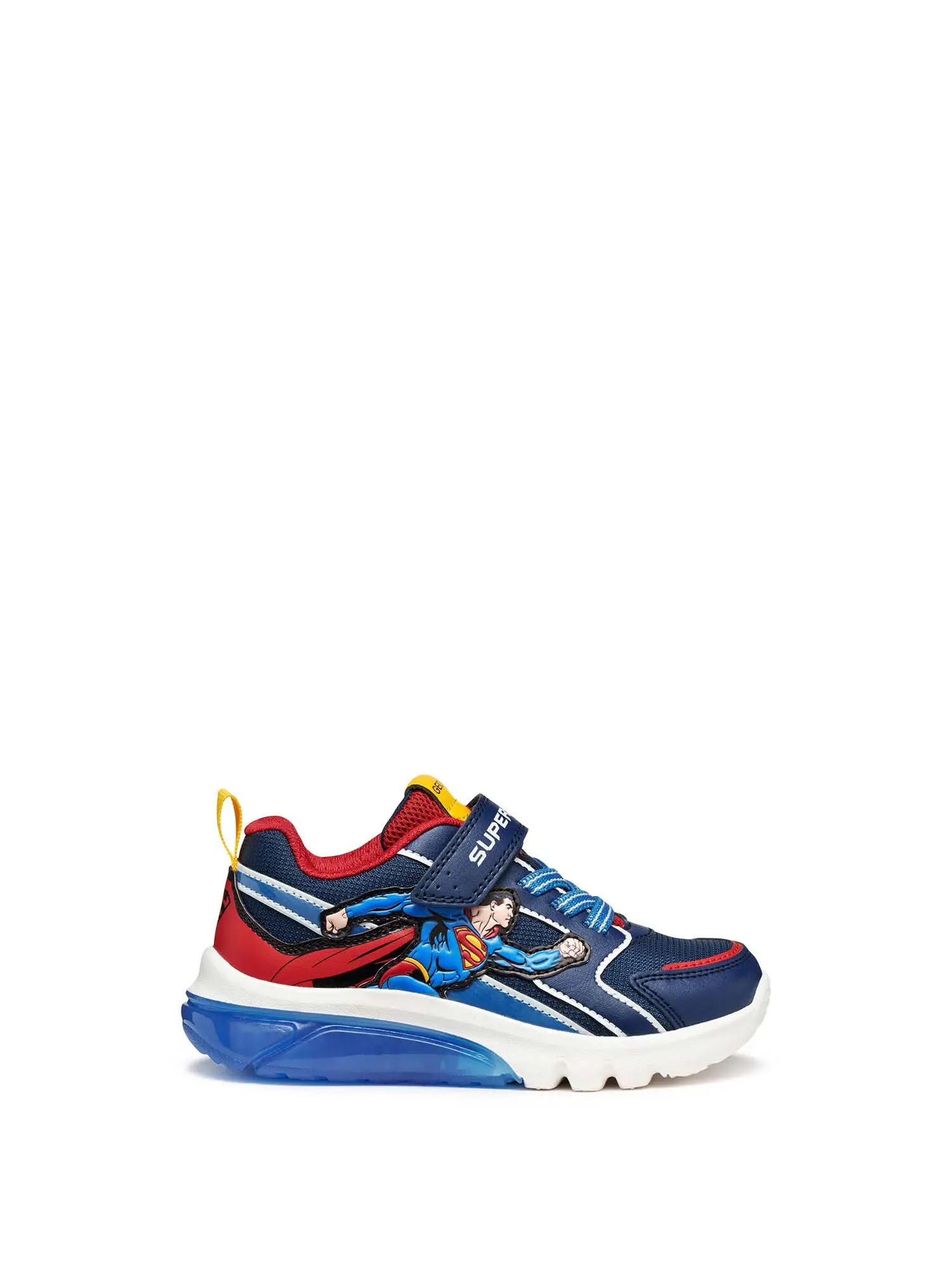 SNEAKERS RAGAZZO - GEOX - J56LBD 05411 - BLU/ROSSO, 32