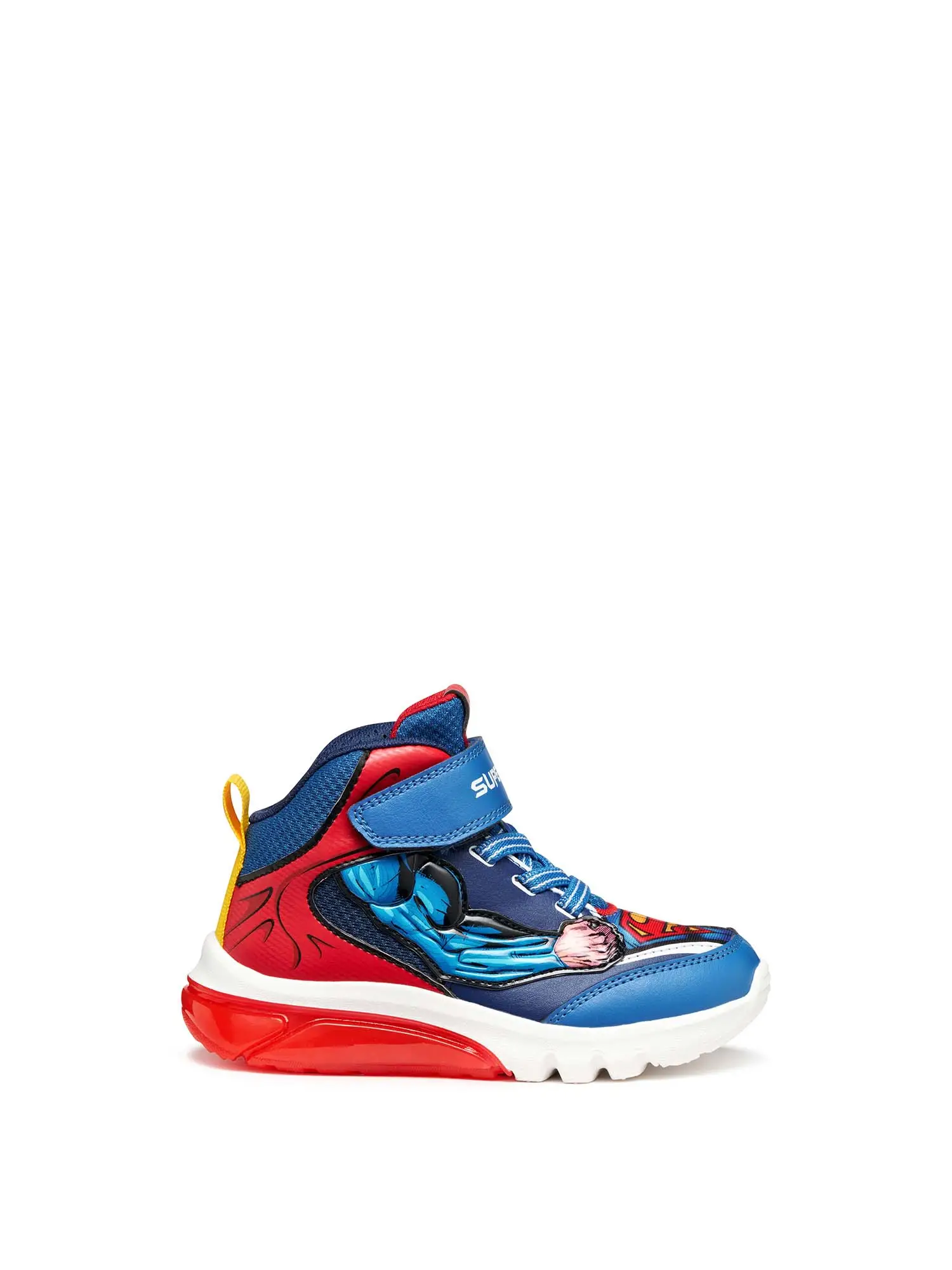 SNEAKERS RAGAZZO - GEOX - J56LBF 0BC14 - BLU/ROSSO, 33