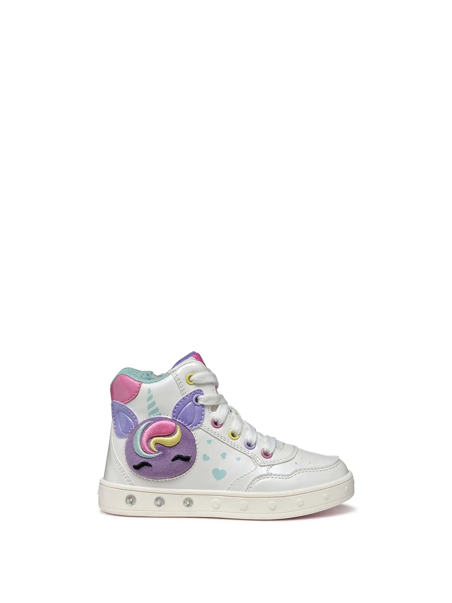 SNEAKERS RAGAZZA - GEOX - J568WD 0NFKN - BIANCO/MULTI, 34
