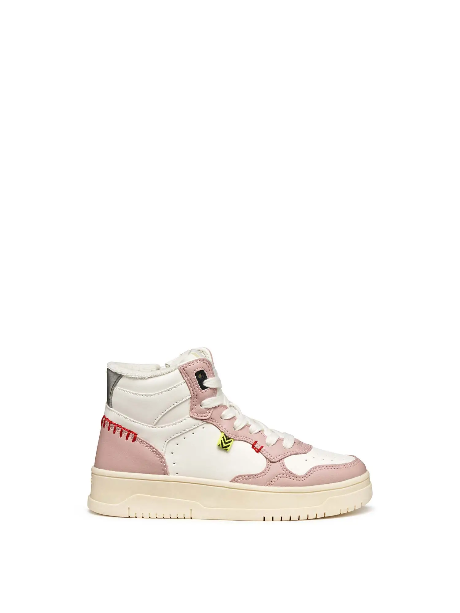 SNEAKERS RAGAZZA - GEOX - J56NLA 000BC - BIANCO/ROSA, 31