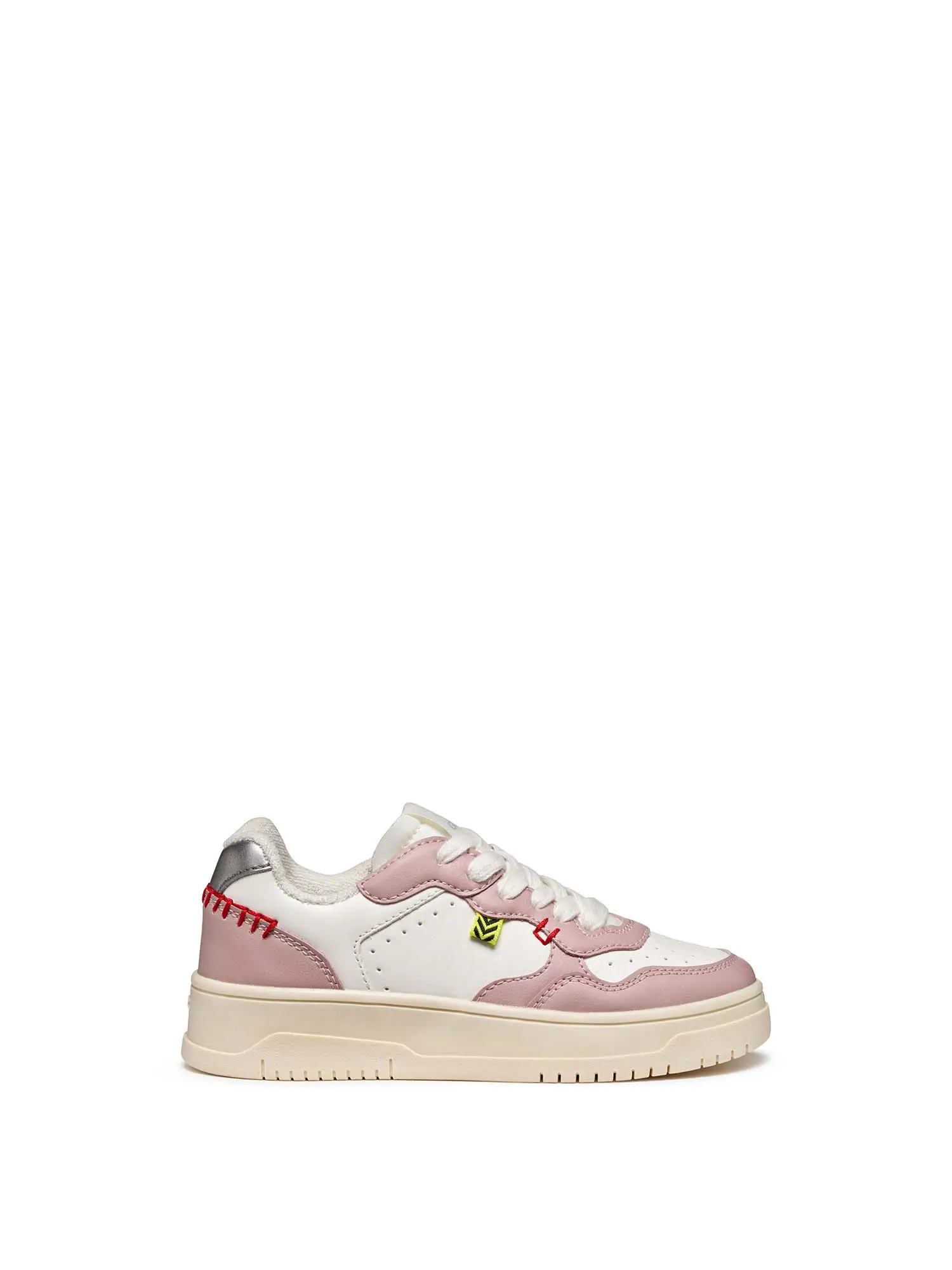 SNEAKERS RAGAZZA - GEOX - J56NLC 000BC - BIANCO/ROSA, 33