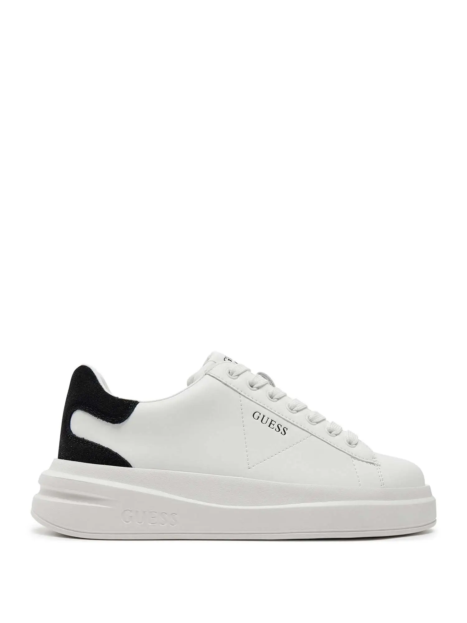 SNEAKERS DONNA - GUESS - FLJELB LEA12 - BIANCO/NERO, 40