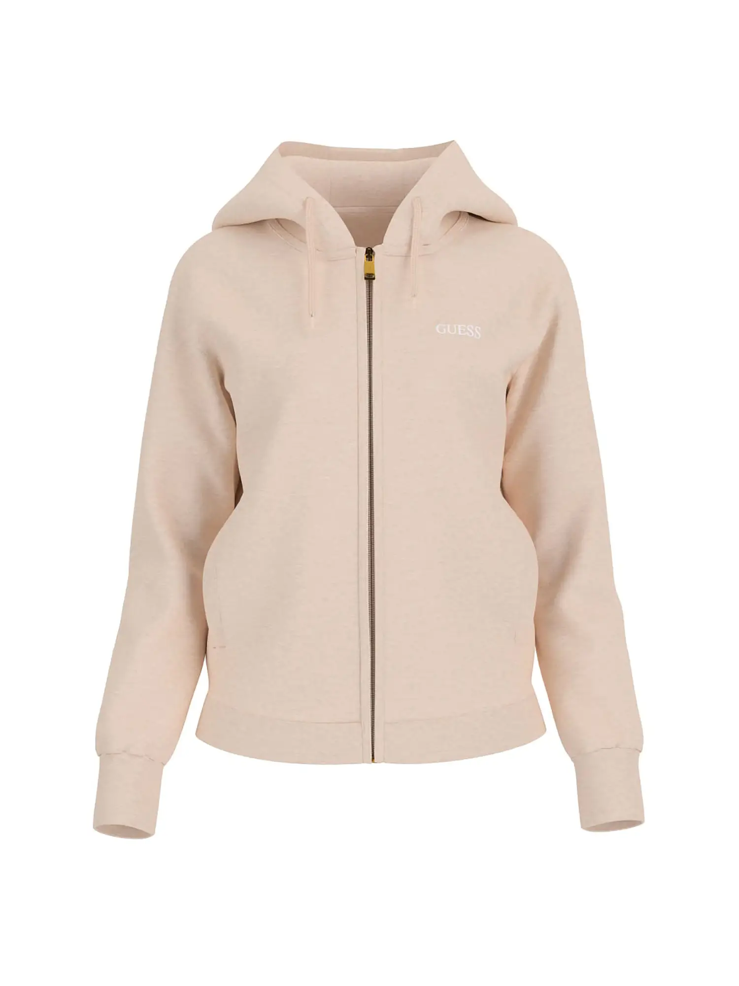 FELPA DONNA - GUESS UNDERWEAR - O5RQ01 KCO31 - CREMA, XS