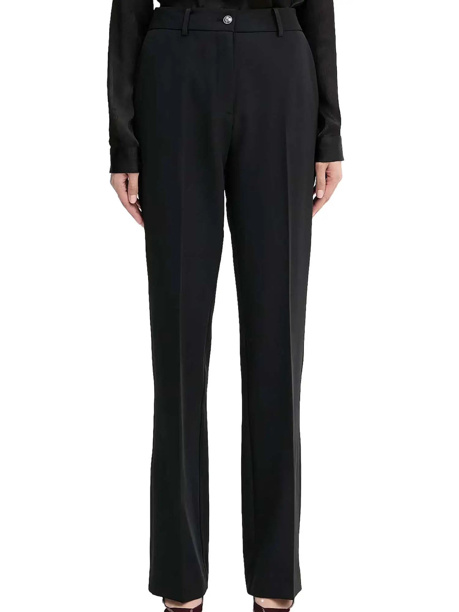 PANTALONE DONNA - GUESS APPAREL - W5YB00 WH9Y2 - NERO, L