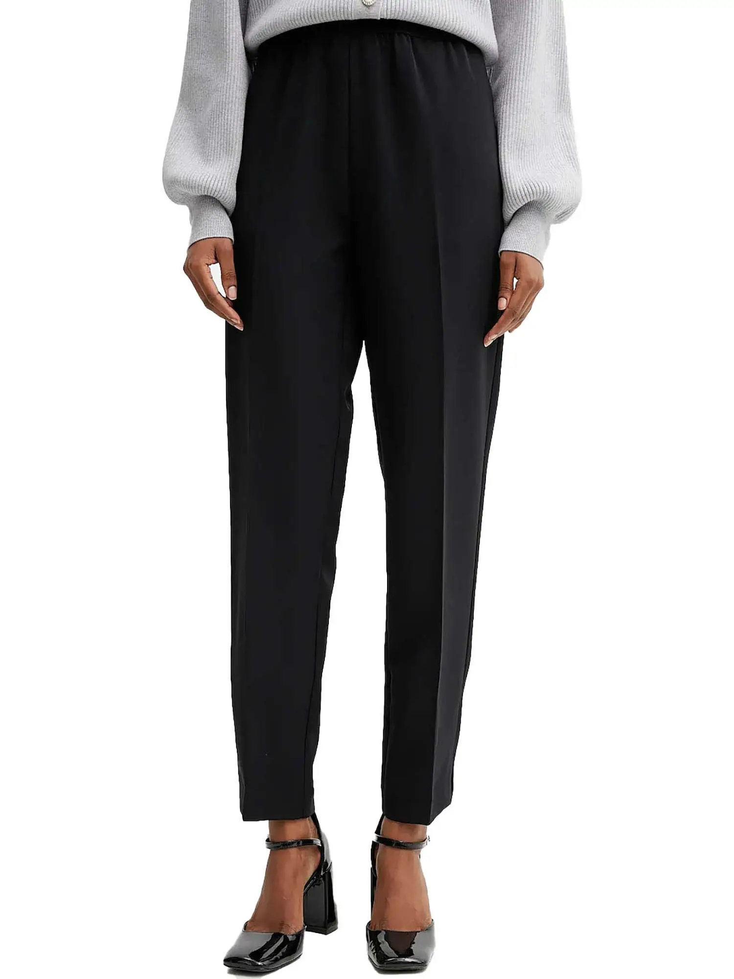 PANTALONE DONNA - GUESS APPAREL - W5YB01 WH9Y2 - NERO, L