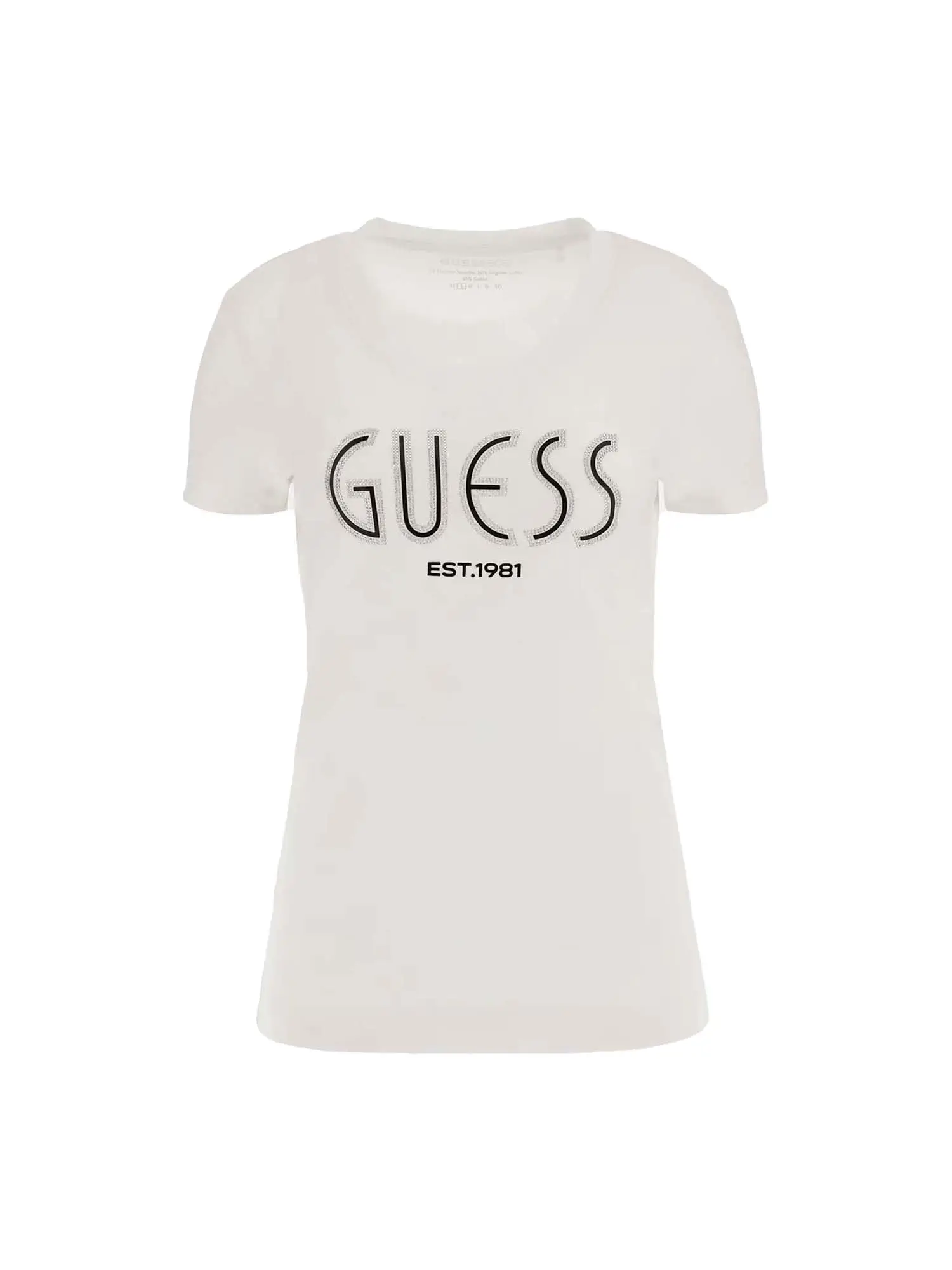 T-SHIRT DONNA - GUESS APPAREL - W5YI05 J1314 - BIANCO, L