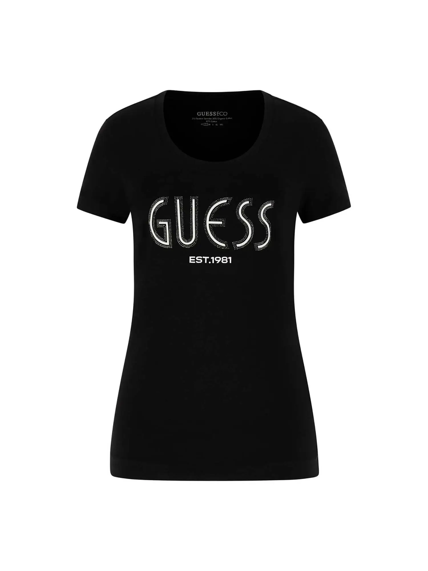 T-SHIRT DONNA - GUESS APPAREL - W5YI05 J1314 - NERO, M