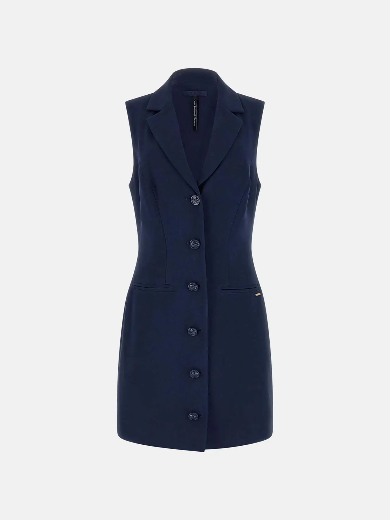 ABITO DONNA - GUESS APPAREL - W5YK36 WGHC2 - BLU, L