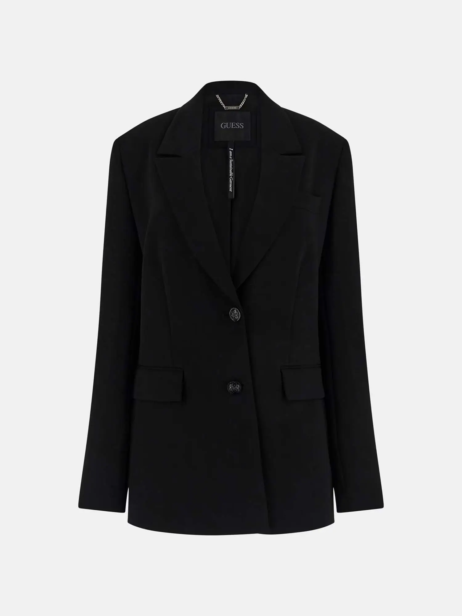 GIACCA DONNA - GUESS APPAREL - W5YN46 WGHC2 - NERO, M