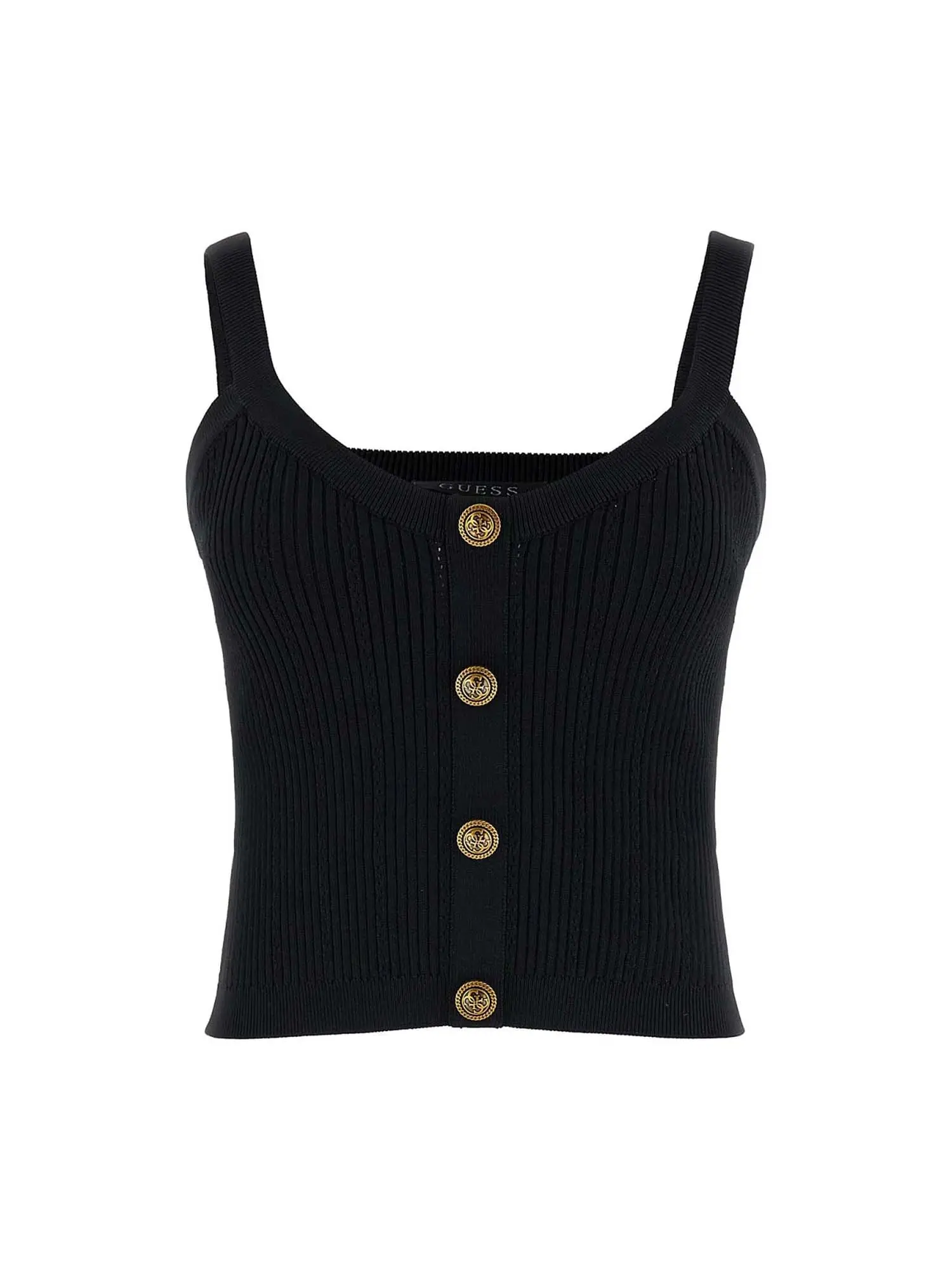 TOP DONNA - GUESS APPAREL - W5YR10 Z0130 - NERO, M