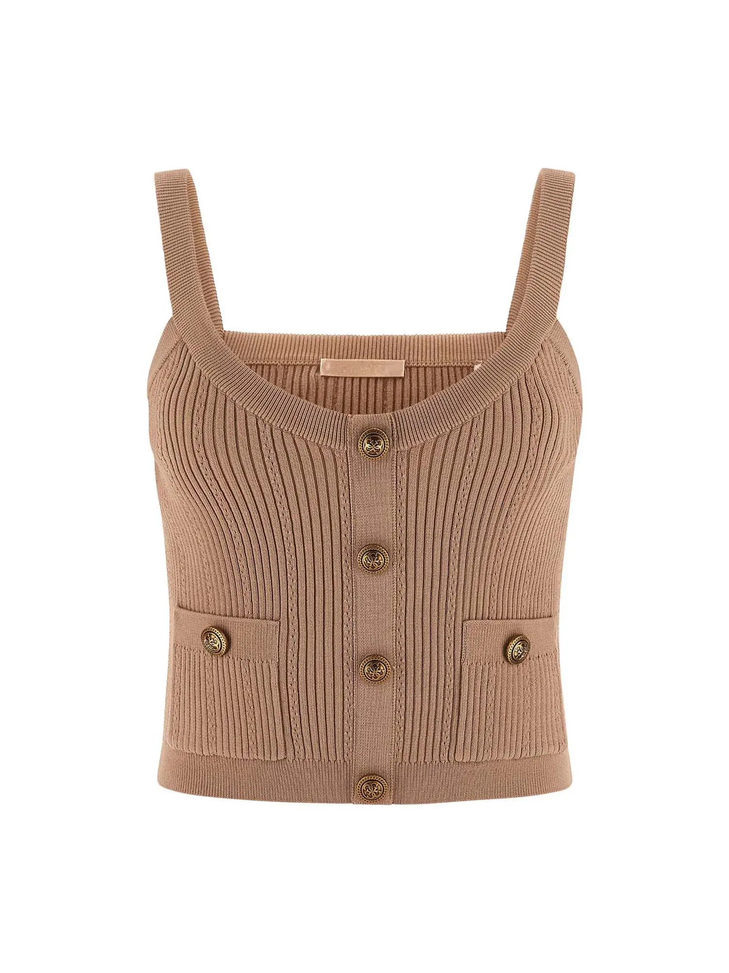 TOP DONNA - GUESS APPAREL - W5YR10 Z0130 - SABBIA, L