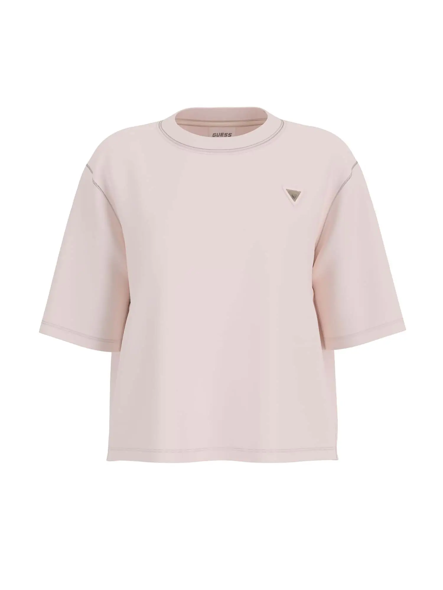 T-SHIRT DONNA - GUESS ATHLEISURE - V4BI21 I3Z14 - CREMA, L