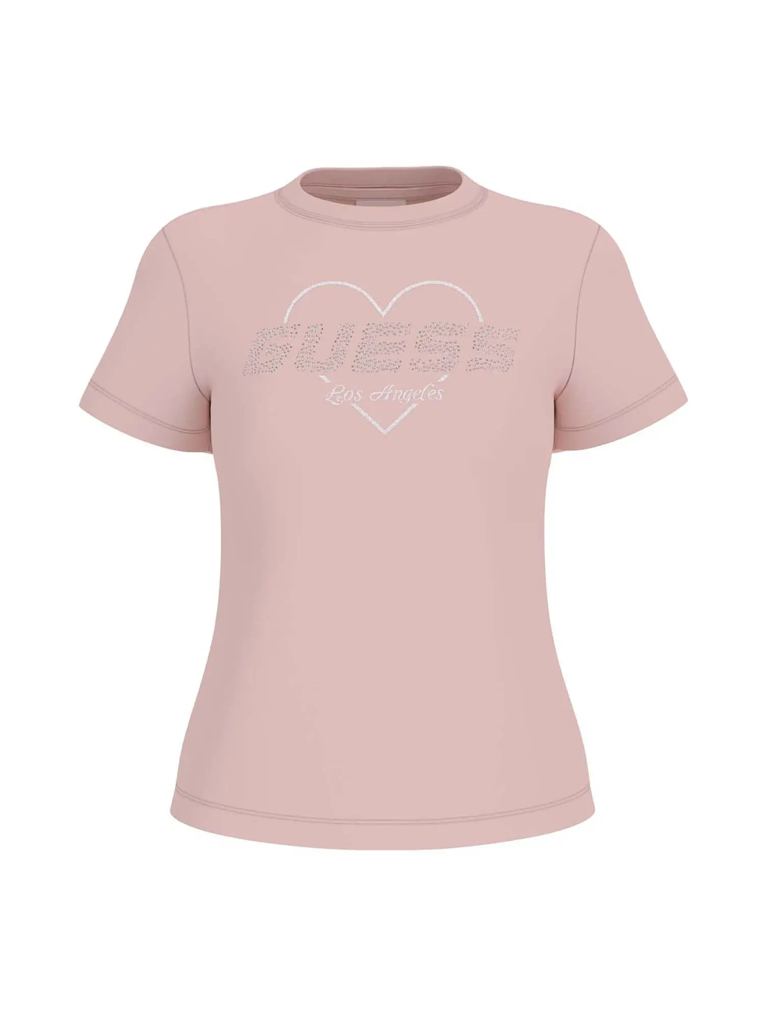 T-SHIRT DONNA - GUESS ATHLEISURE - V5GI10 K9RM1 - ROSA, L