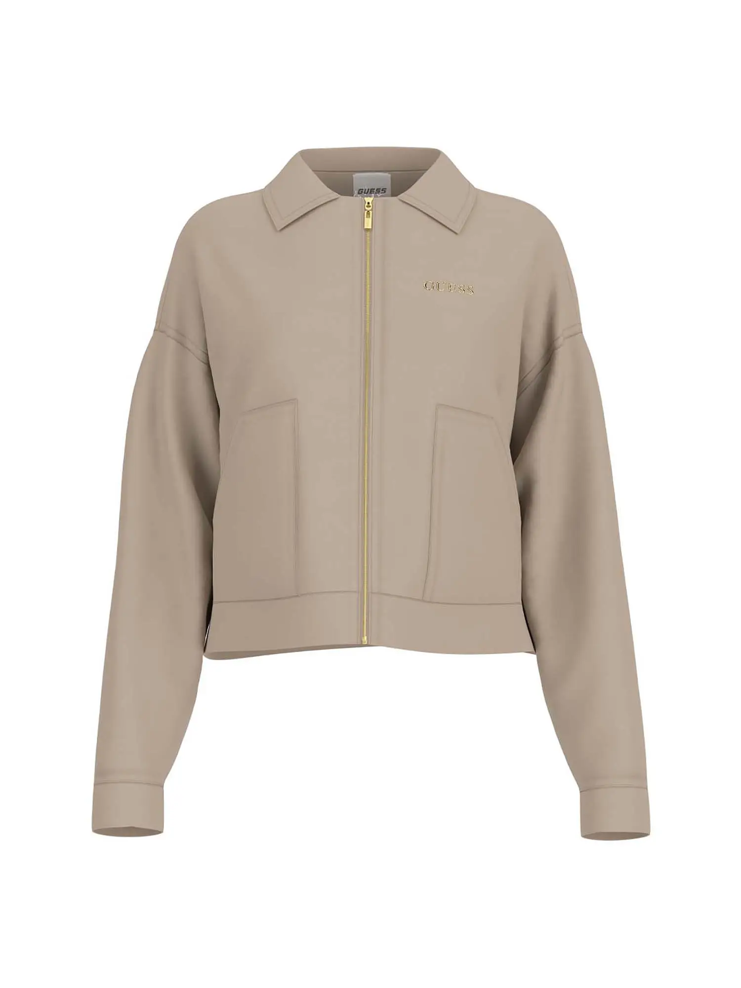 GIUBBOTTO DONNA - GUESS ATHLEISURE - V5YL08 KCX42 - SABBIA, M