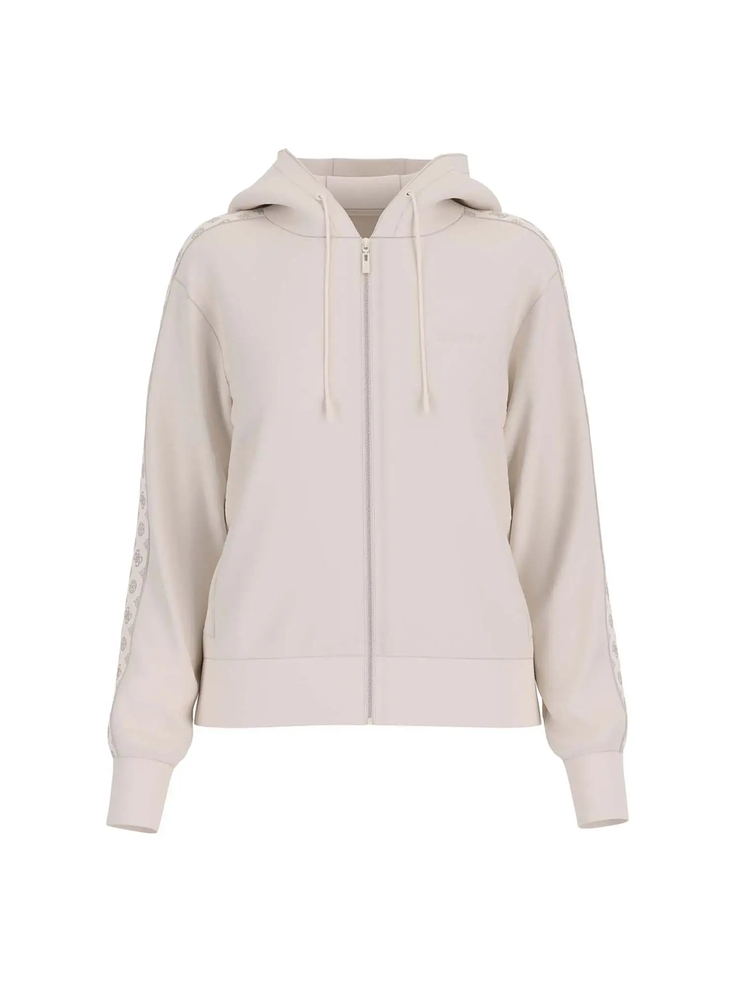 FELPA DONNA - GUESS ATHLEISURE - V5YQ00 KB3P2 - BIANCO, L