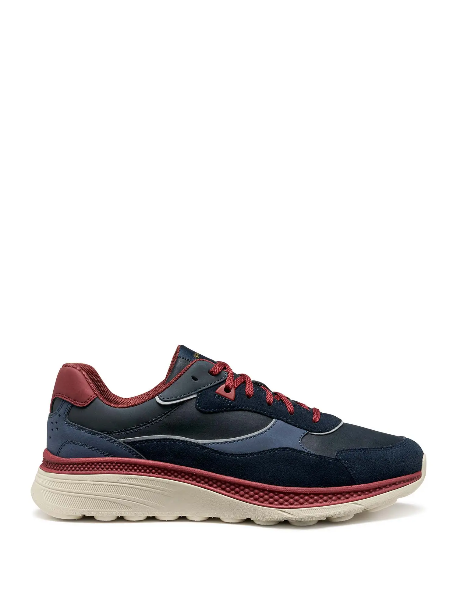 SNEAKERS UOMO - GEOX - SPHEREICA - U56HUA 0CQ22 - NAVY/ROSSO, 43