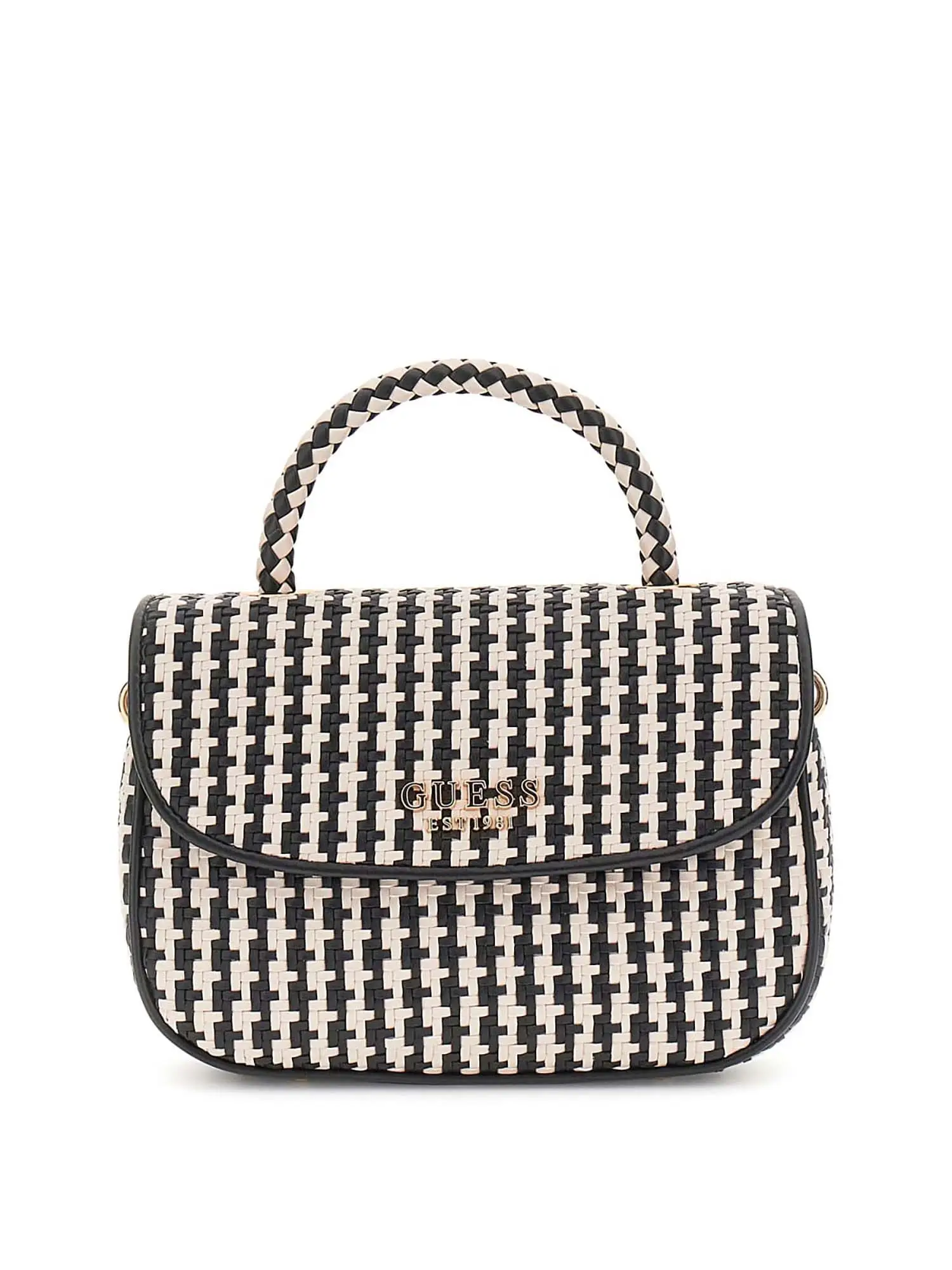 BORSA A MANO DONNA - GUESS - HWWG96 31200 - NERO/MULTI, UNICA