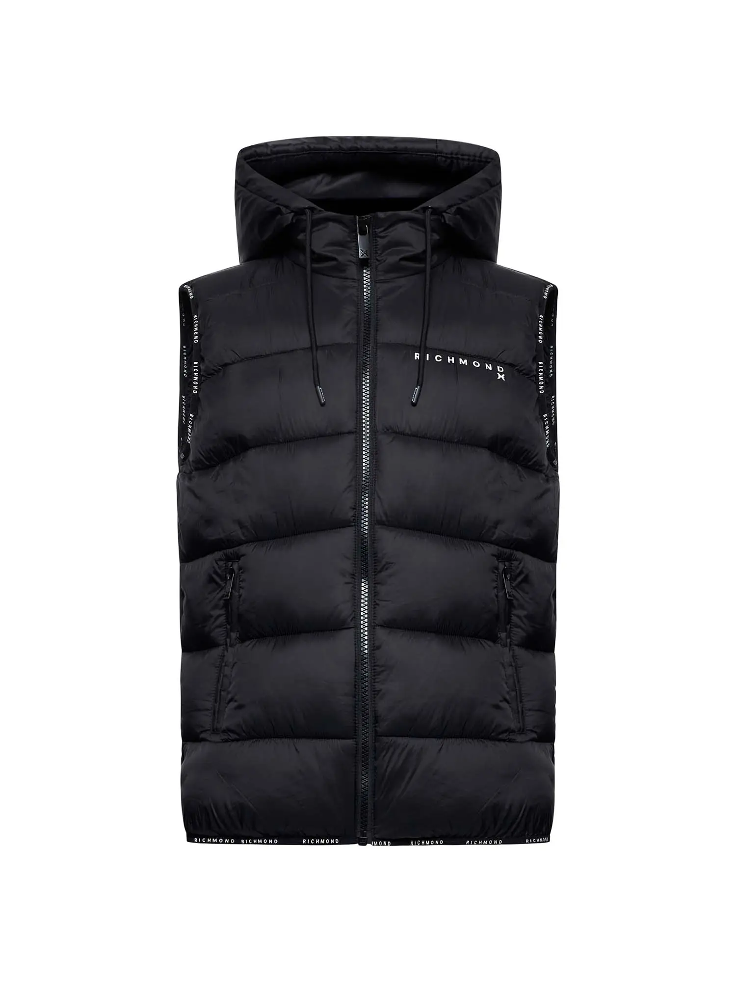 GILET UOMO - JOHN RICHMOND - UMA25160PI - NERO, 48