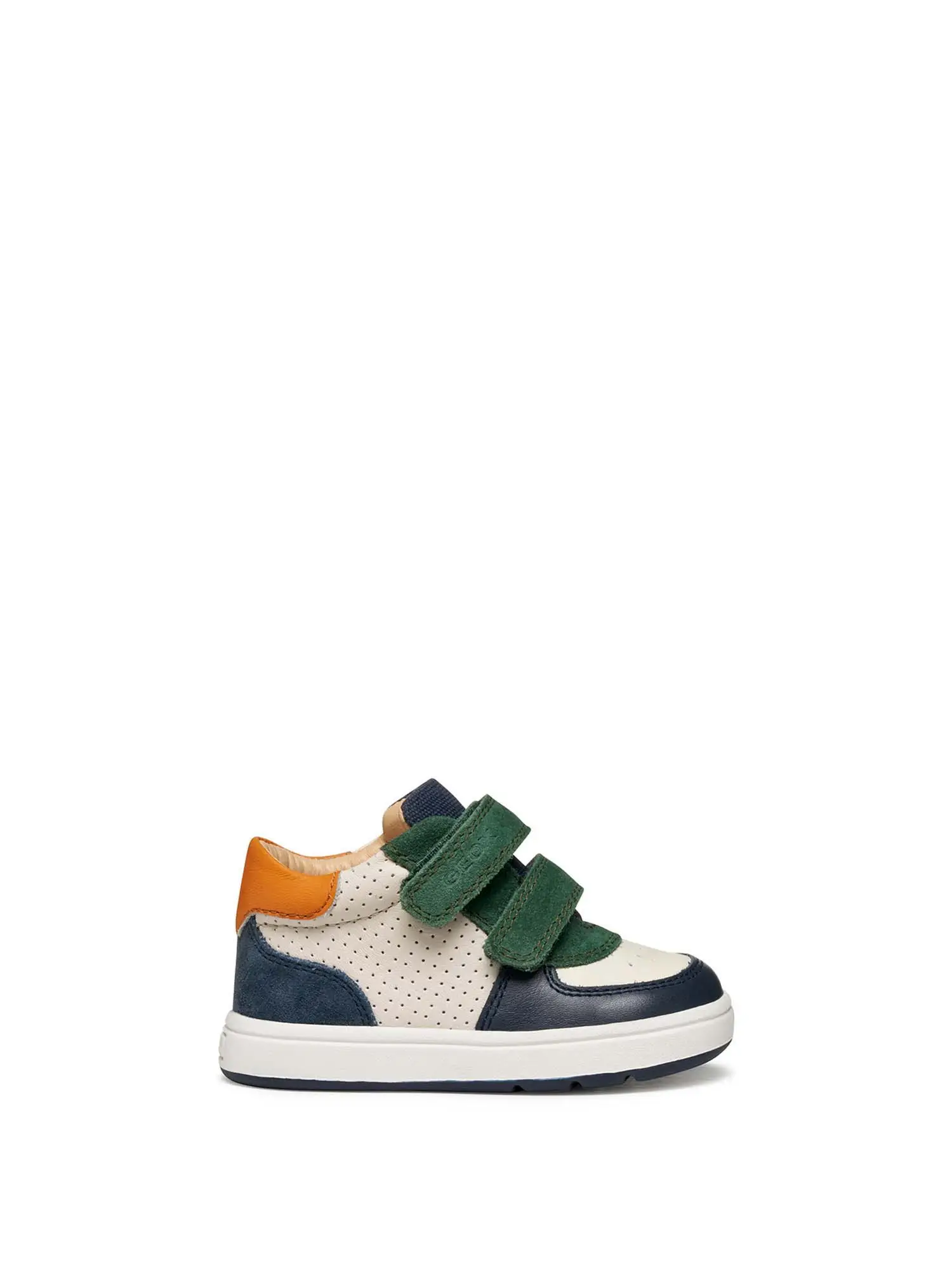 SNEAKERS BAMBINO - GEOX - B554DA 08522 - AVORIO/VERDE, 18