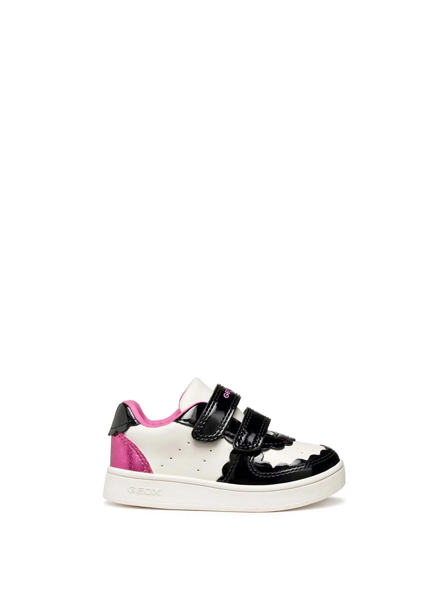 SNEAKERS BAMBINA - GEOX - B555MA 05402 - BIANCO/NERO, 20