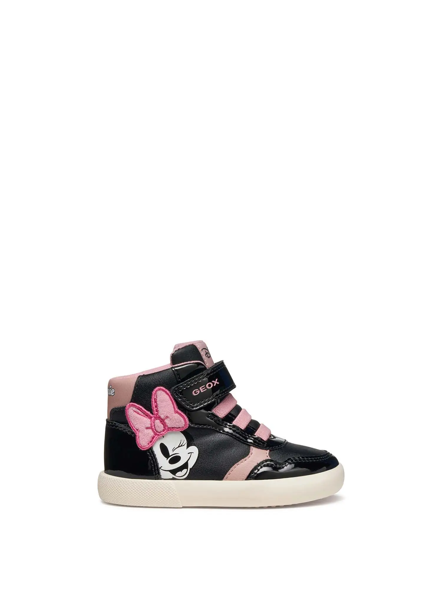 SNEAKERS BAMBINA - GEOX - B561MC 00254 - NERO/ROSA, 24