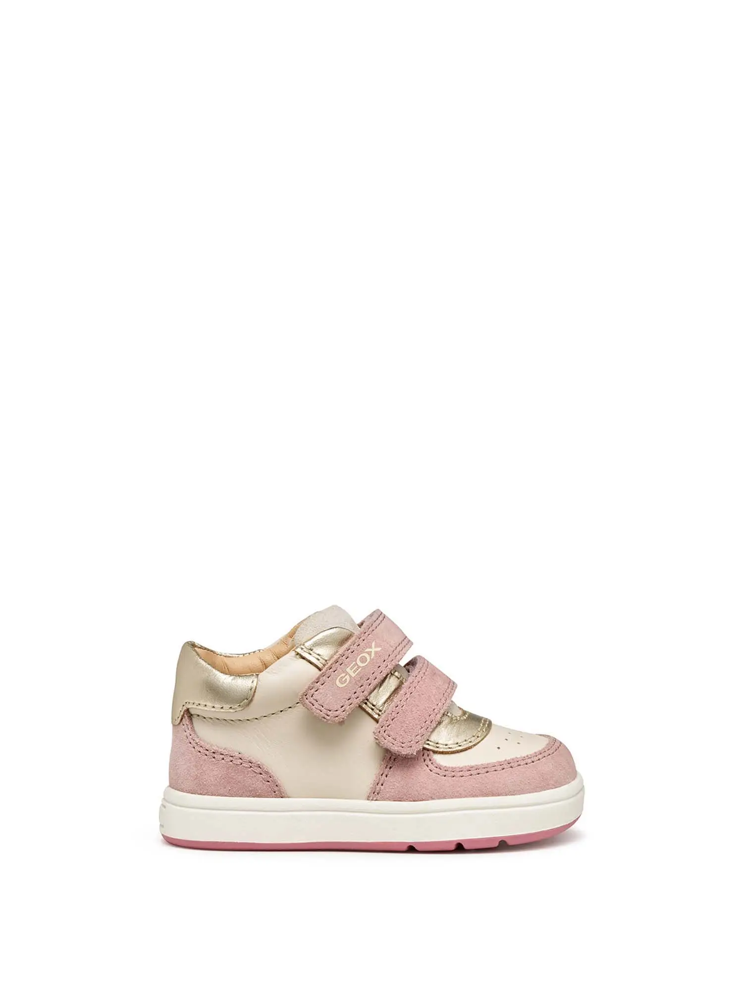 SNEAKERS BAMBINA - GEOX - B564CA 02244 - AVORIO/ROSA, 18