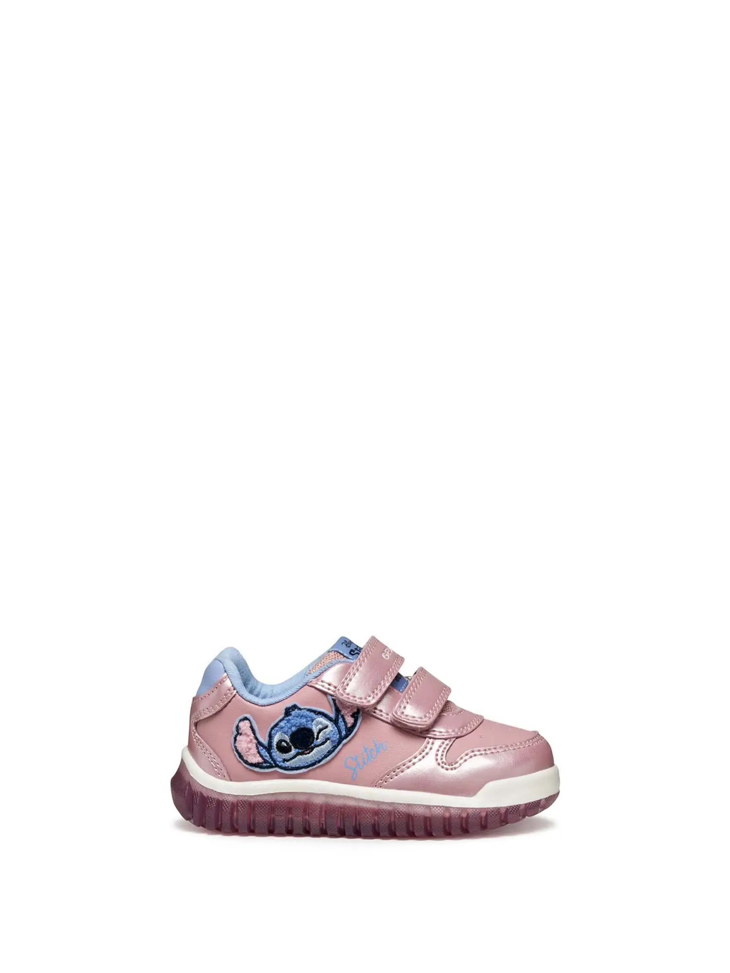 SNEAKERS BAMBINA - GEOX - LIGHTS - B5661B 000NF - ROSA/SKY, 26