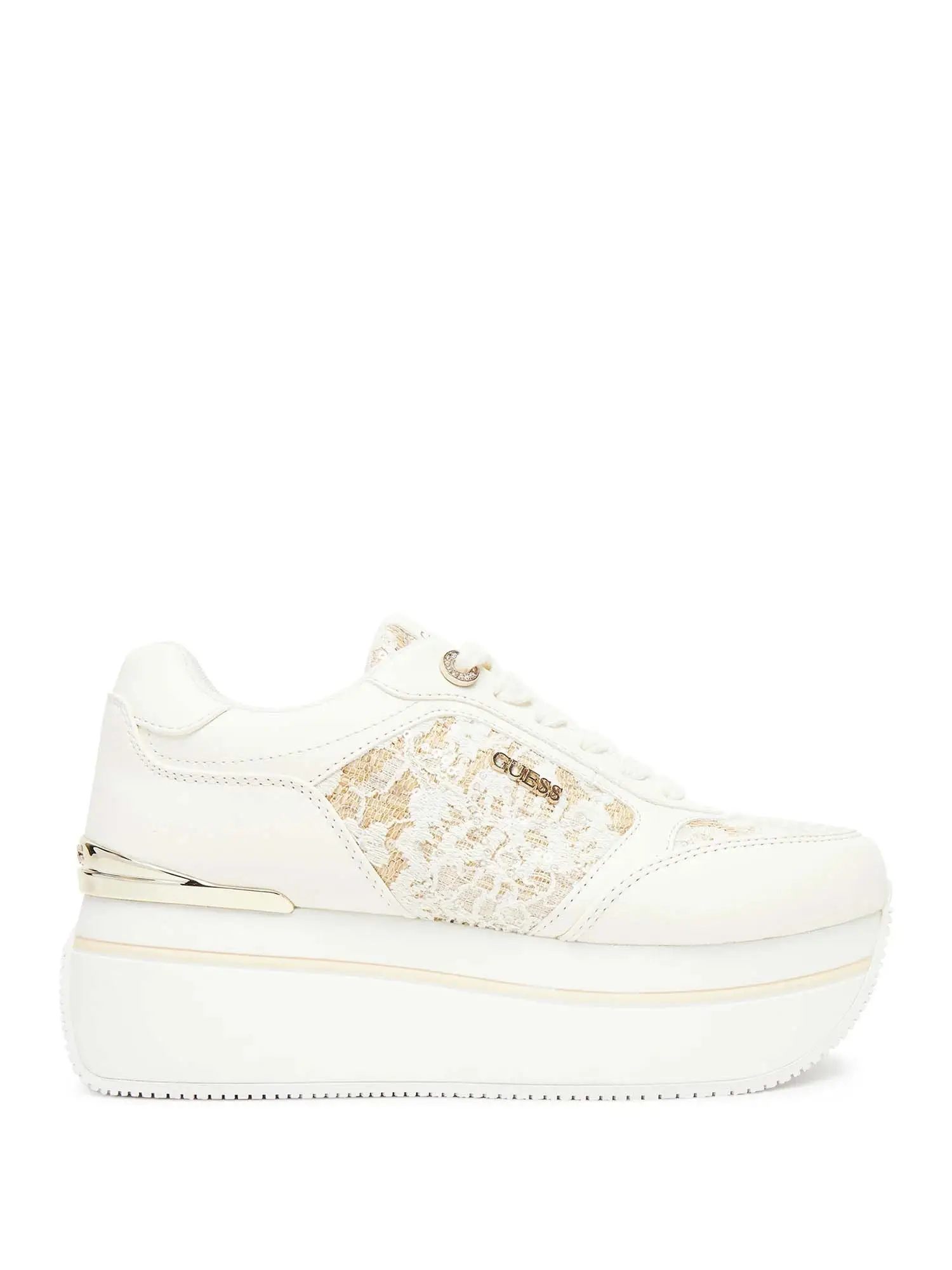 SNEAKERS DONNA - GUESS - FLTCM8 ELE12 - BIANCO, 35