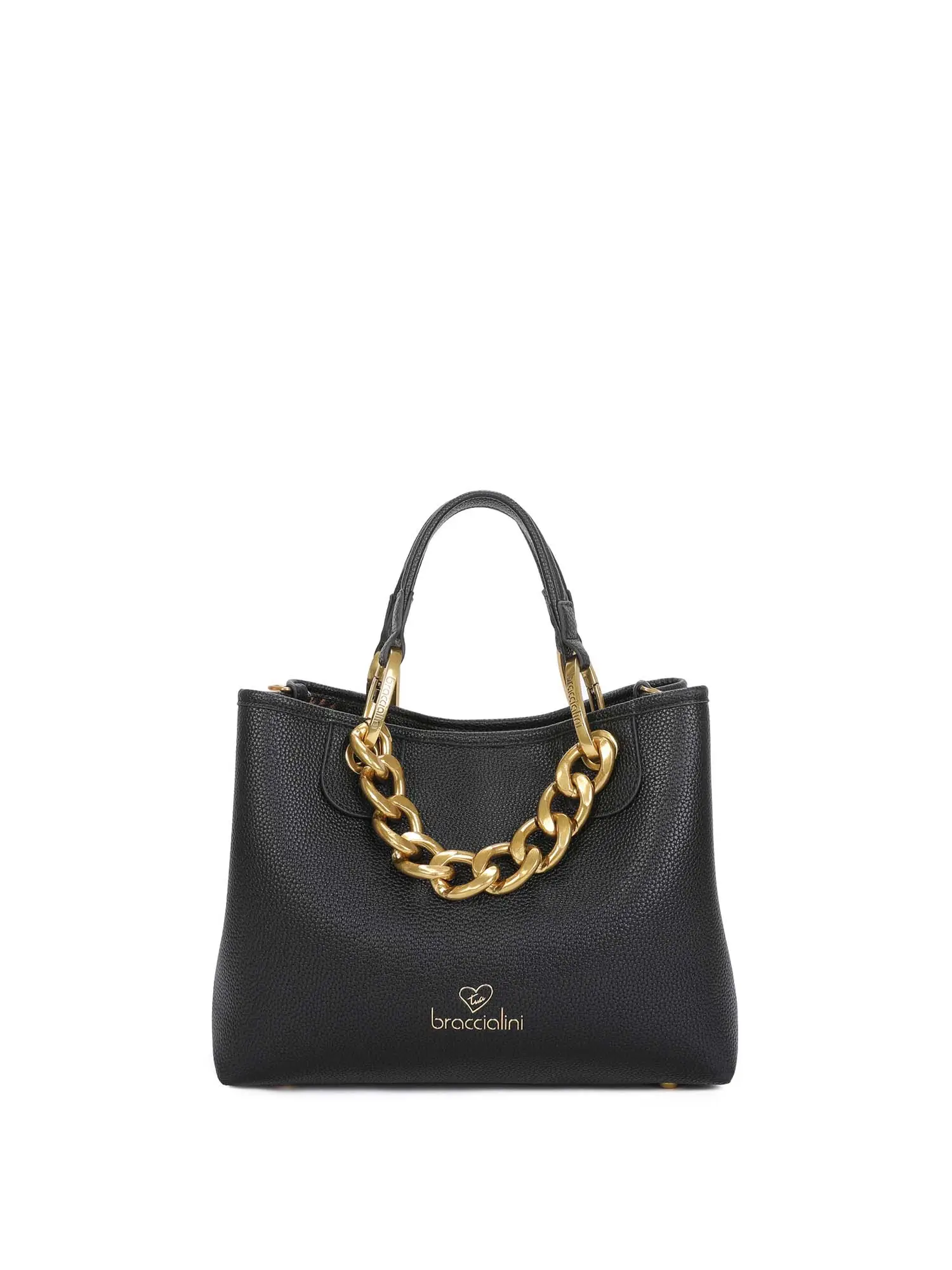 BORSA A MANO DONNA - BRACCIALINI - B18531-YY - NERO, UNICA