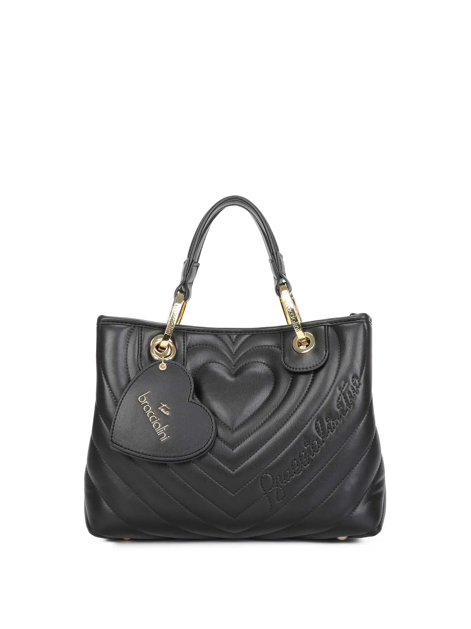 BORSA A MANO DONNA - BRACCIALINI - B18550-YY - NERO, UNICA