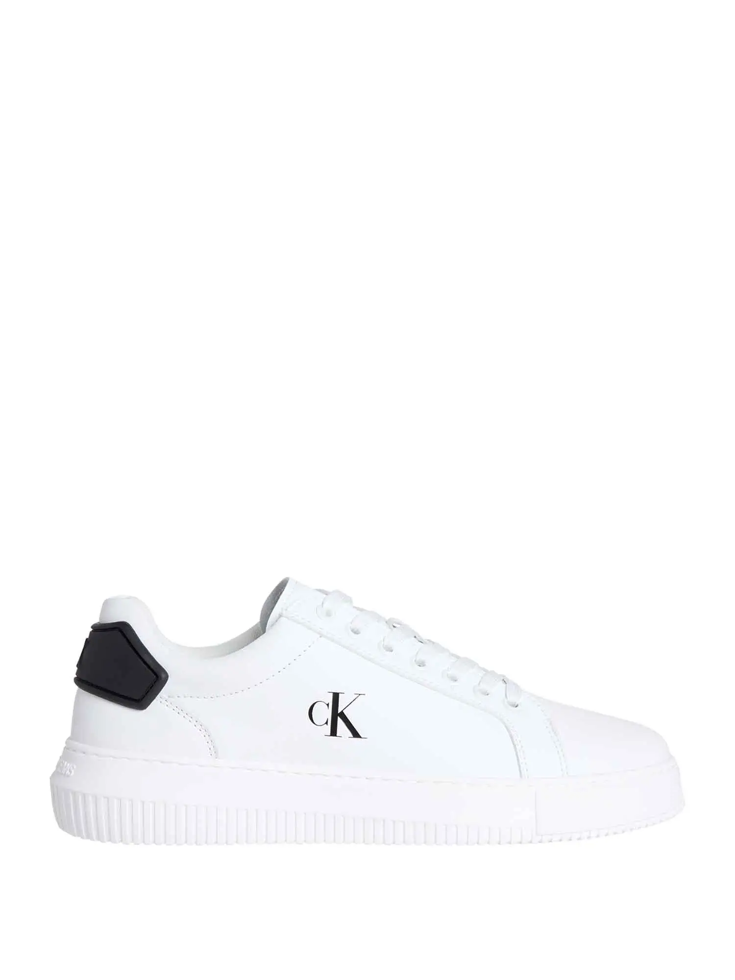 SNEAKERS UOMO - CALVIN KLEIN - YM0YM01296 - BIANCO/NERO, 43