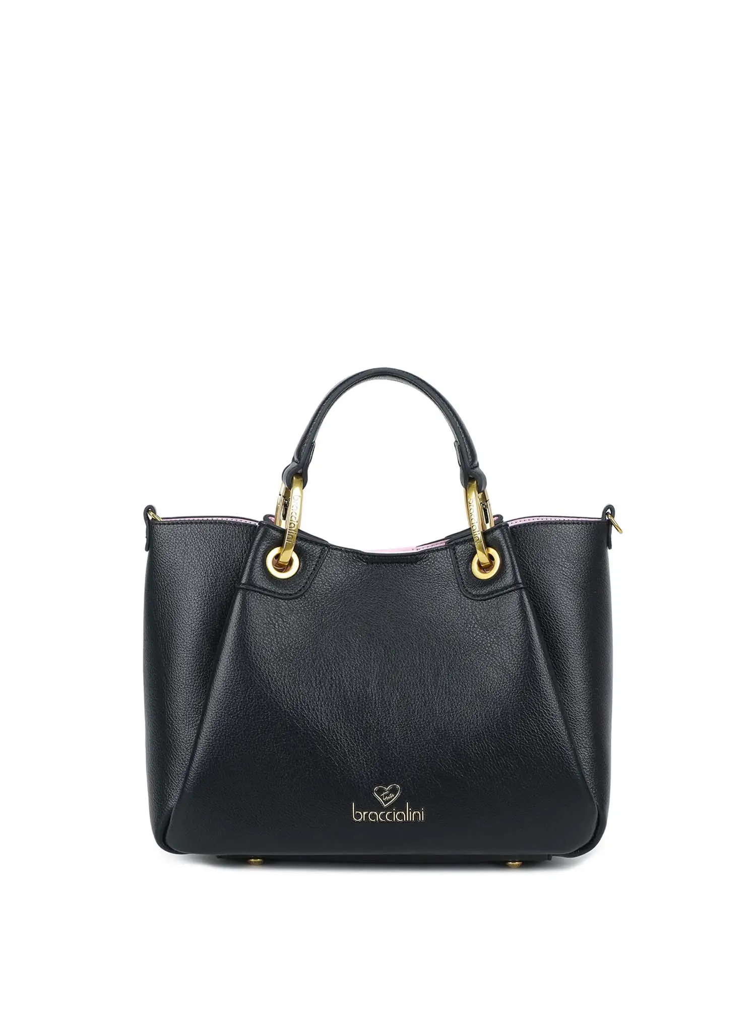 BORSA A MANO DONNA - BRACCIALINI - B18501-YY - NERO, UNICA