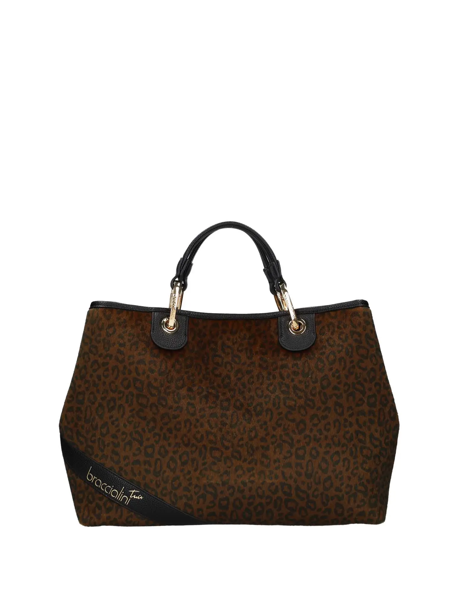 BORSA A MANO DONNA - BRACCIALINI - B18570-YY - MARRONE, UNICA