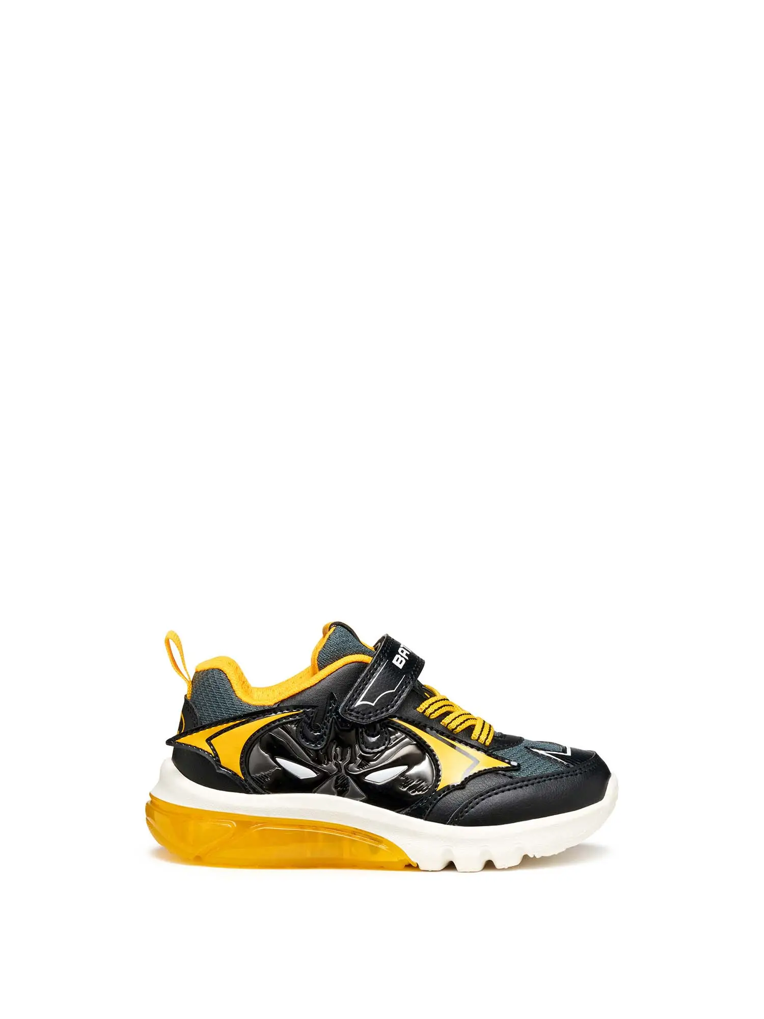 SNEAKERS RAGAZZO - GEOX - LIGHTS - J56LBC 0BC14 - NERO/GIALLO, 28