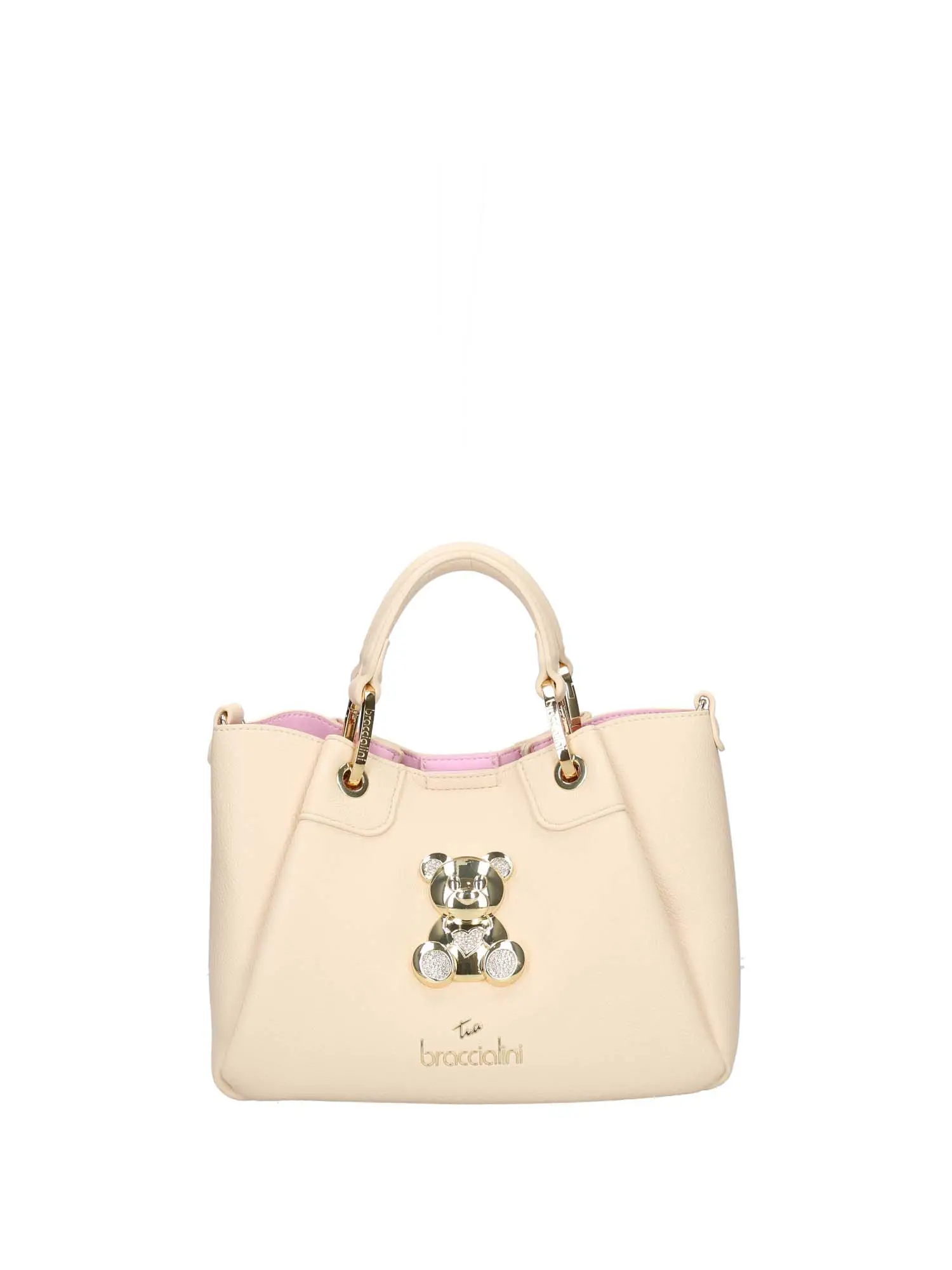 BORSA A MANO DONNA - BRACCIALINI - B18520-YY - BEIGE, UNICA