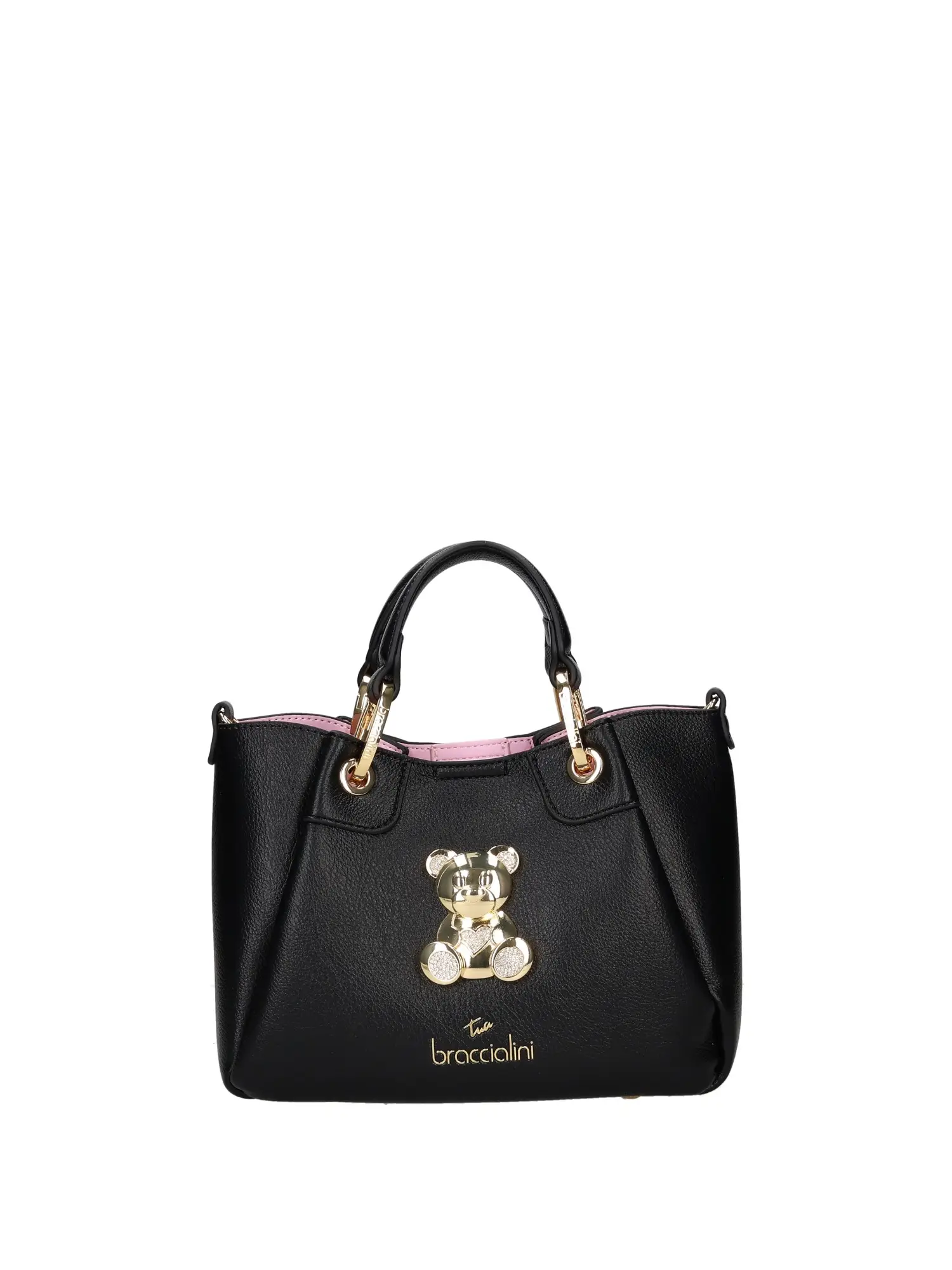 BORSA A MANO DONNA - BRACCIALINI - B18520-YY - NERO, UNICA