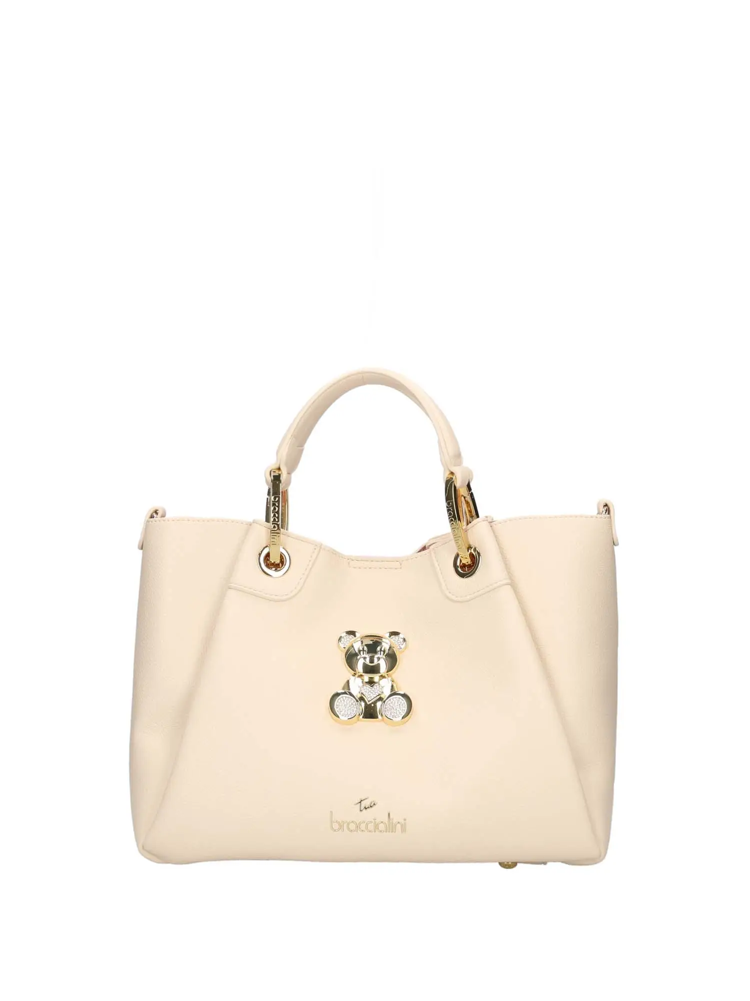 BORSA A MANO DONNA - BRACCIALINI - B18521-YY - BEIGE, UNICA