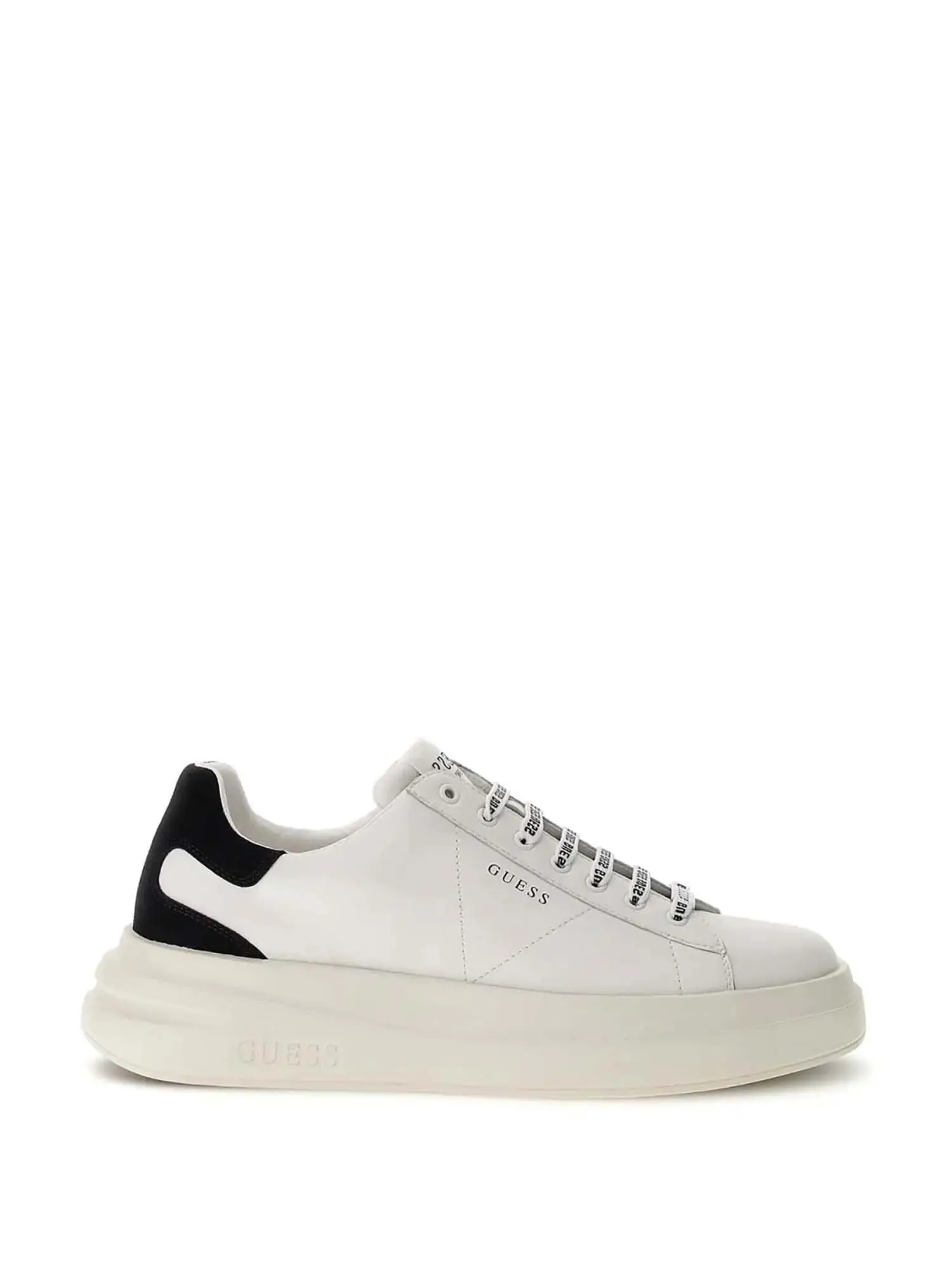 SNEAKERS UOMO - GUESS - FMPVIB SUE12 - BIANCO/NERO, 41