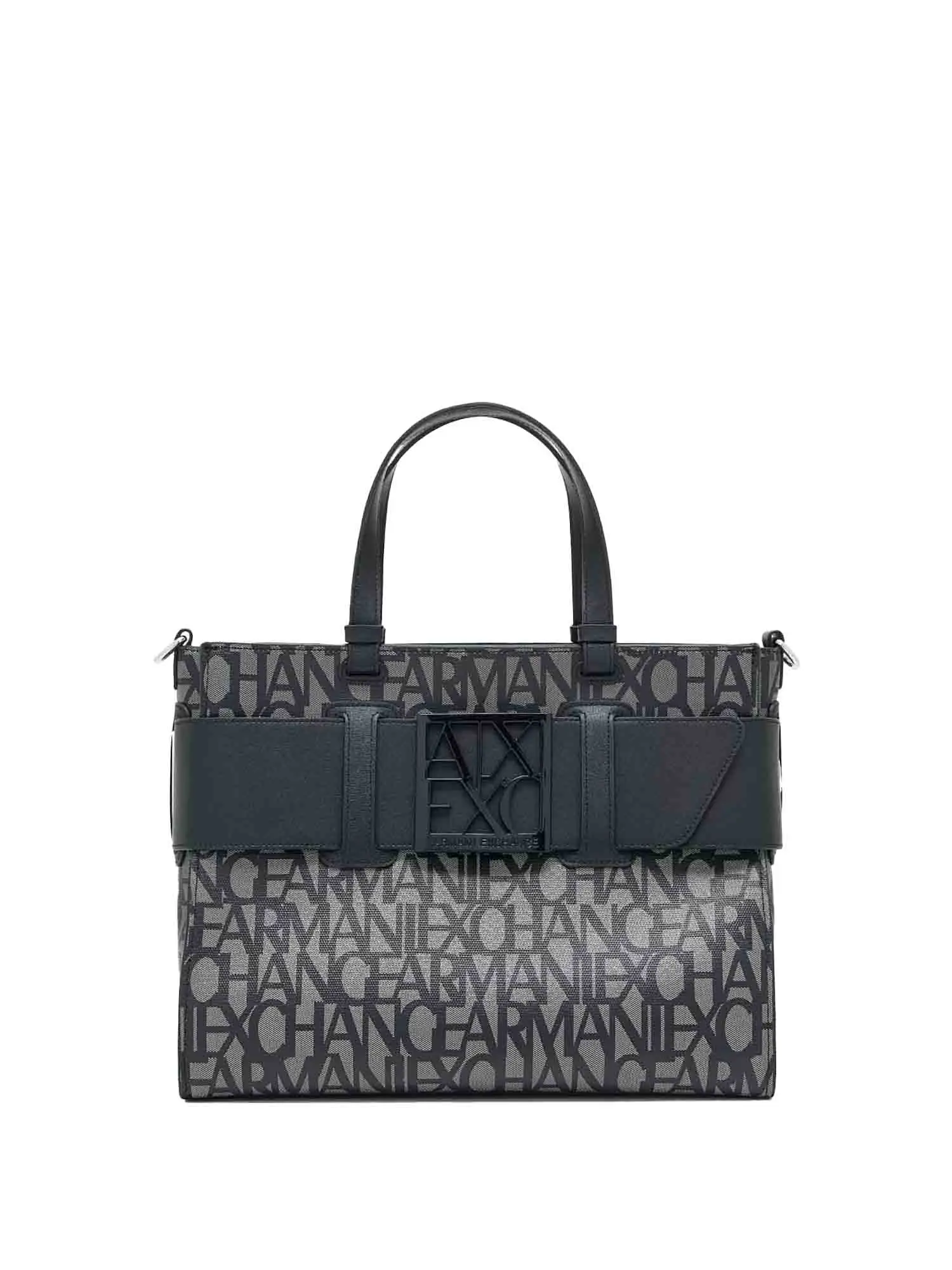 BORSA A SPALLA DONNA - ARMANI EXCHANGE - 942689 3F742 - BEIGE/NERO, UNICA
