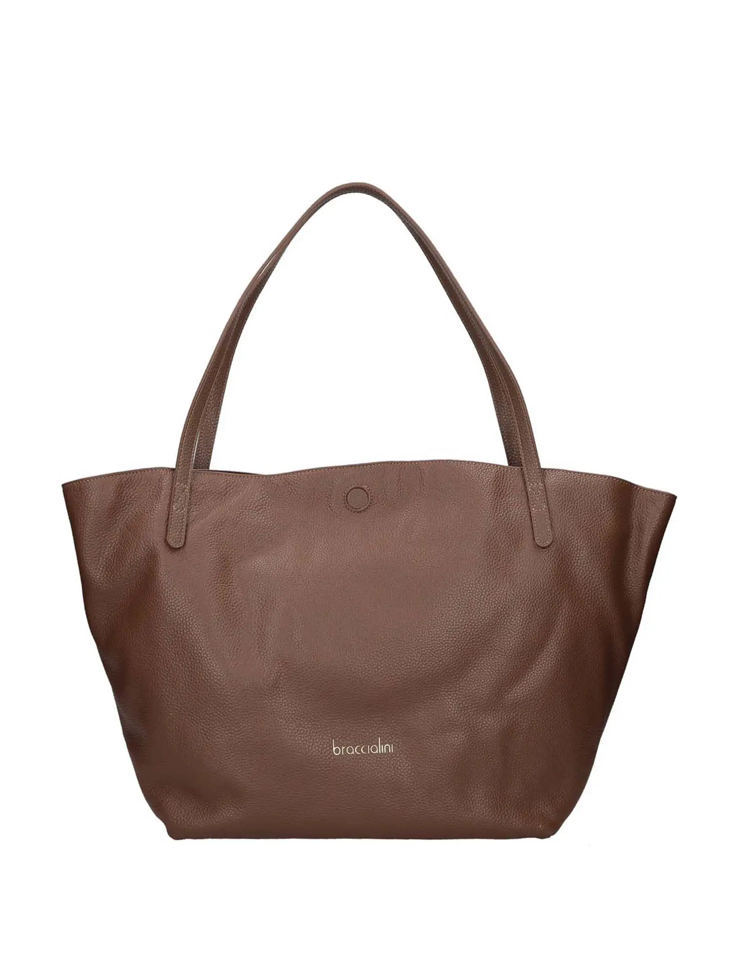 BORSA A SPALLA DONNA - BRACCIALINI - B18699-PP - MARRONE, UNICA