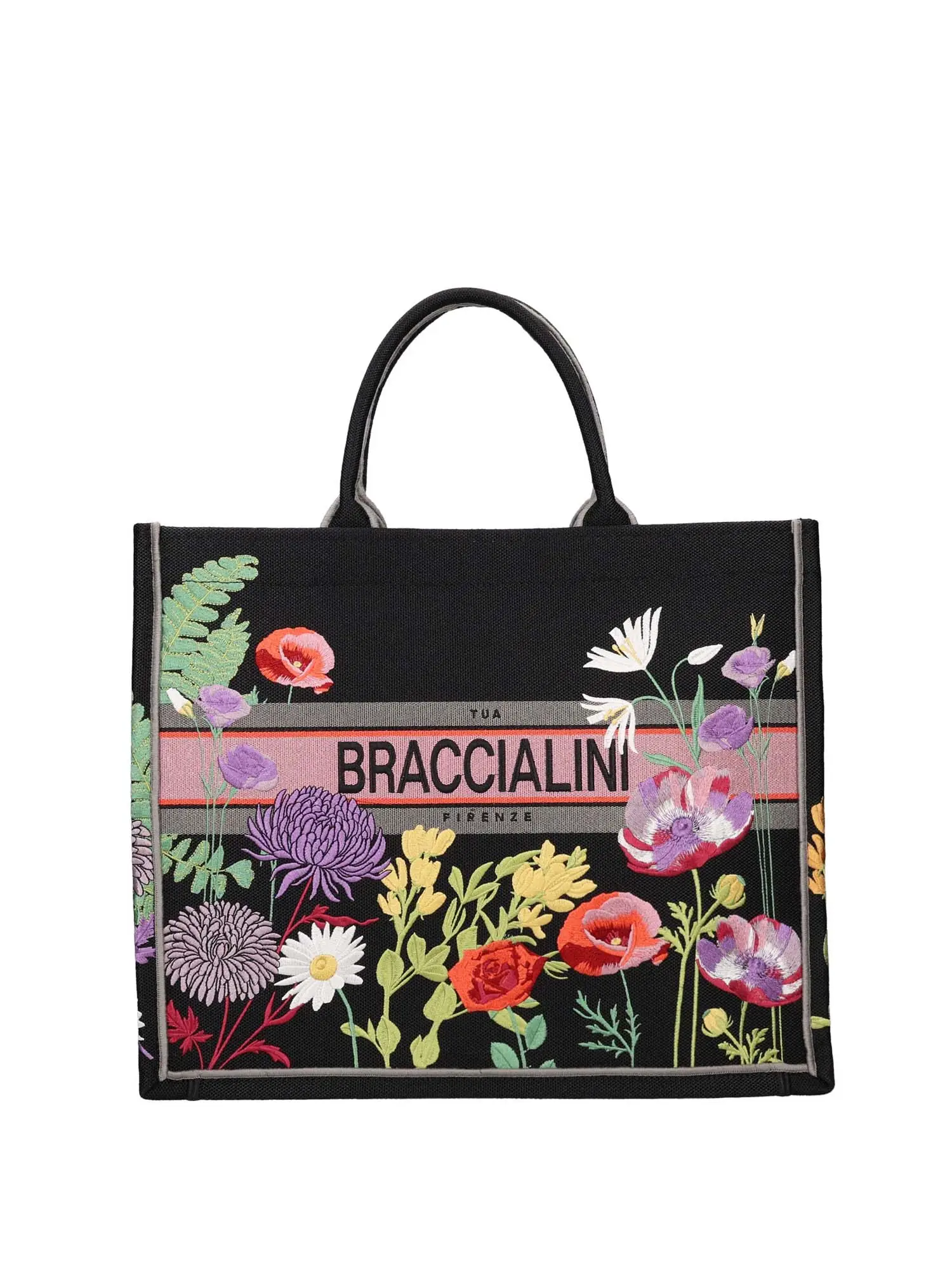 TOTE DONNA - BRACCIALINI - B18591-TY - NERO, UNICA
