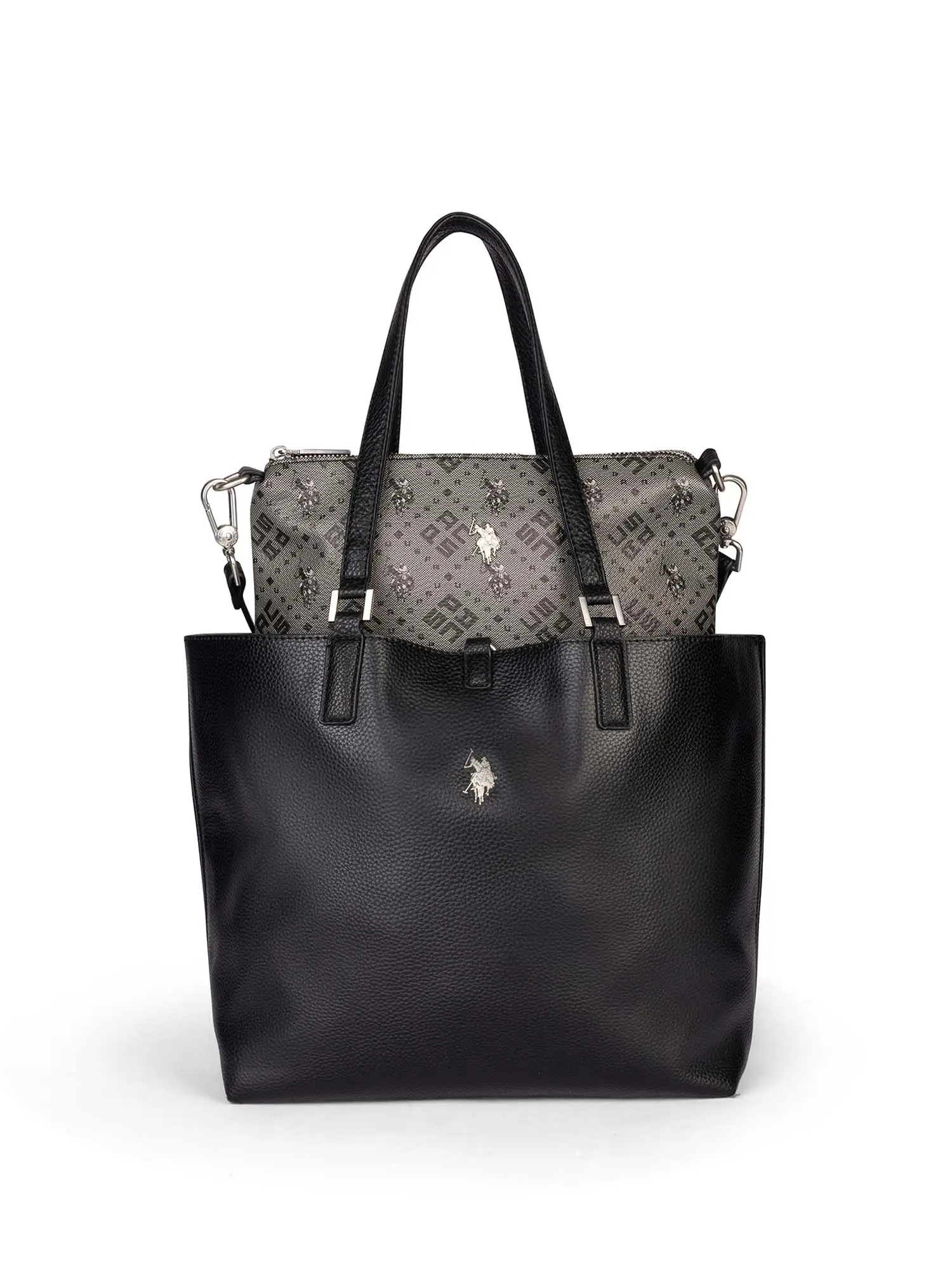 BORSA A SPALLA DONNA - US POLO ASSN. - BEUM08707WVP - NERO, UNICA