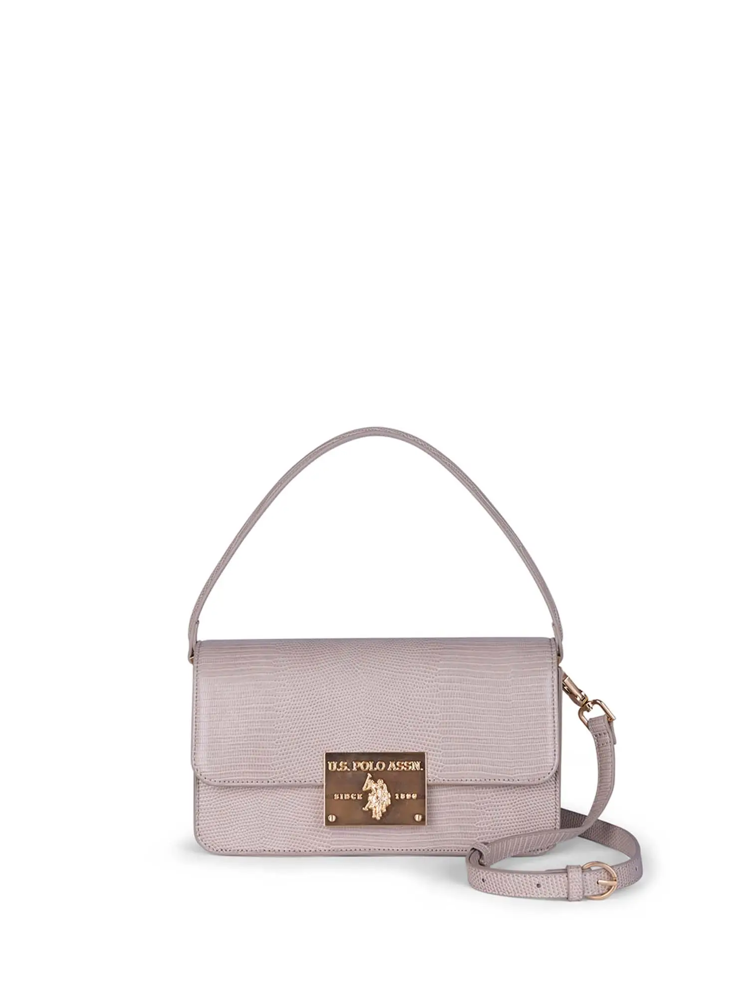 BORSA A MANO DONNA - US POLO ASSN. - BIU0W8879WVP - BEIGE, UNICA