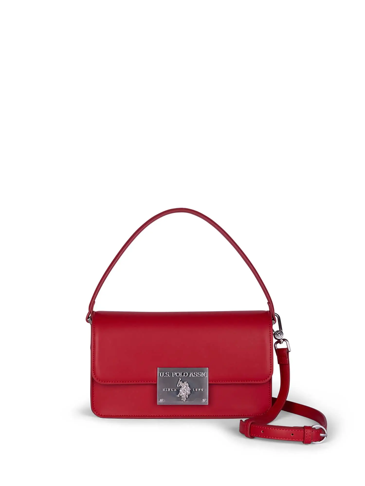 BORSA A MANO DONNA - US POLO ASSN. - BIU0W8879WVP - ROSSO, UNICA