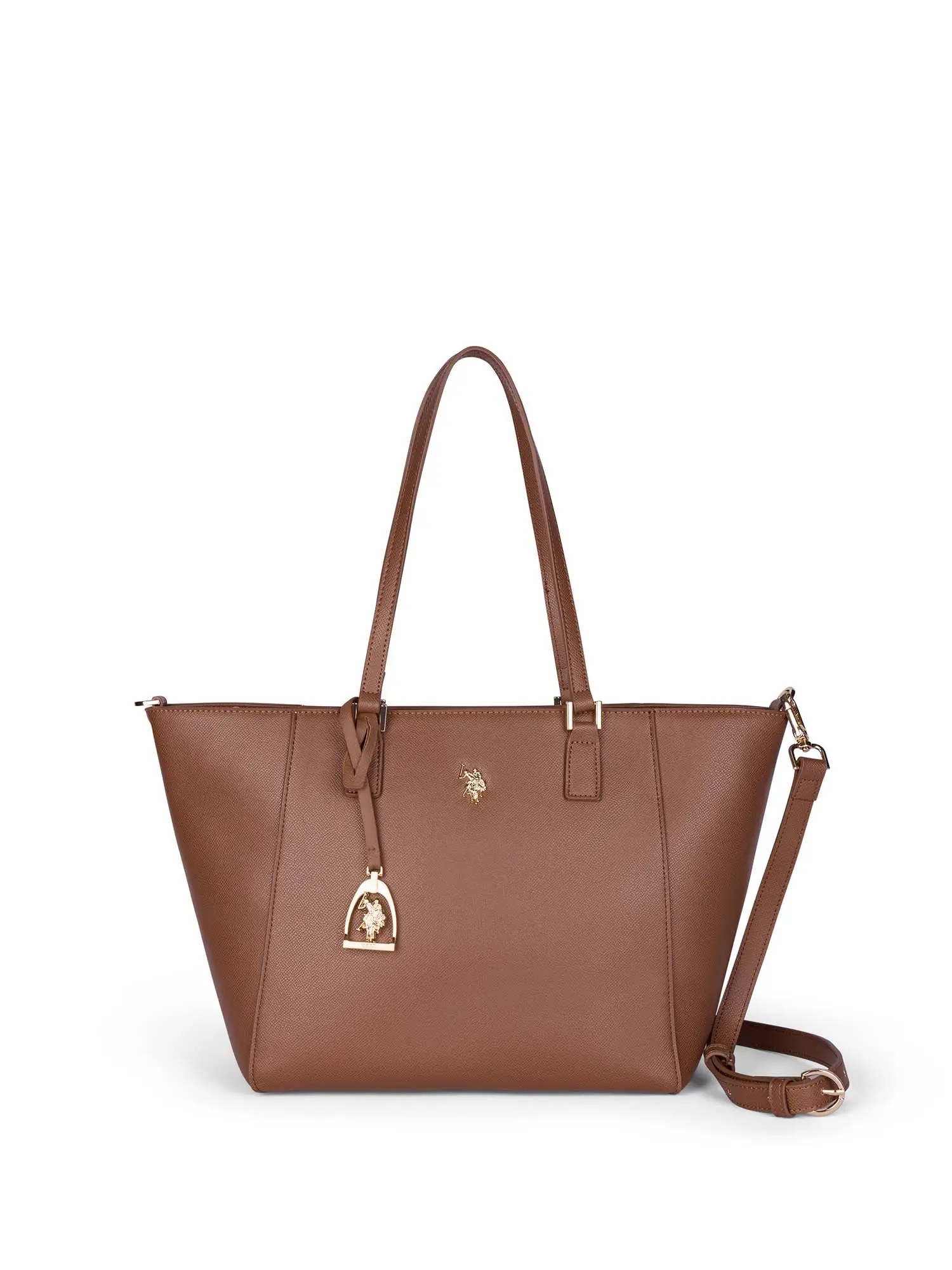 BORSA A SPALLA DONNA - US POLO ASSN. - BIUJE8908WVP - MARRONE, UNICA